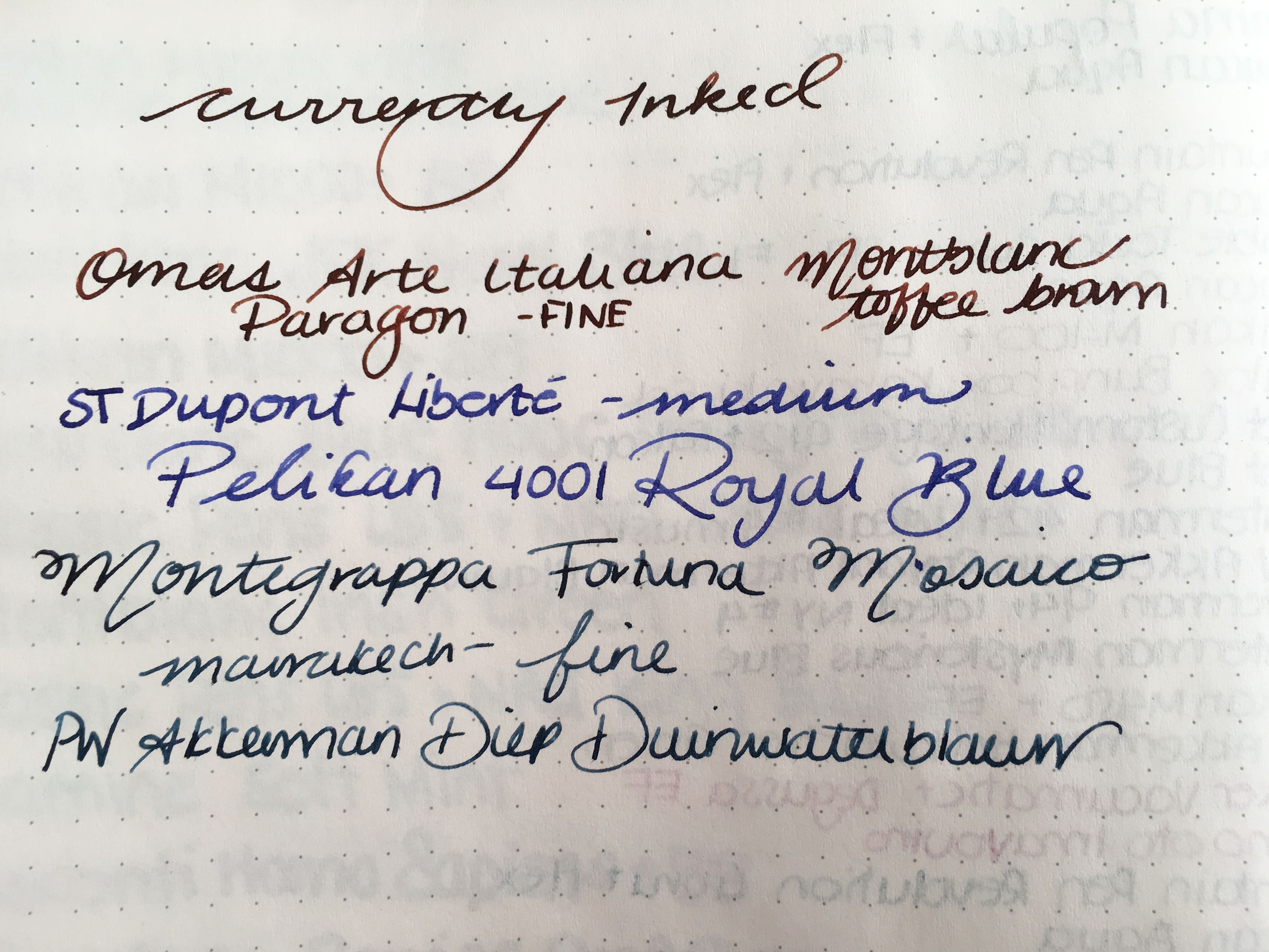 Currently Inked - March 4. 2017