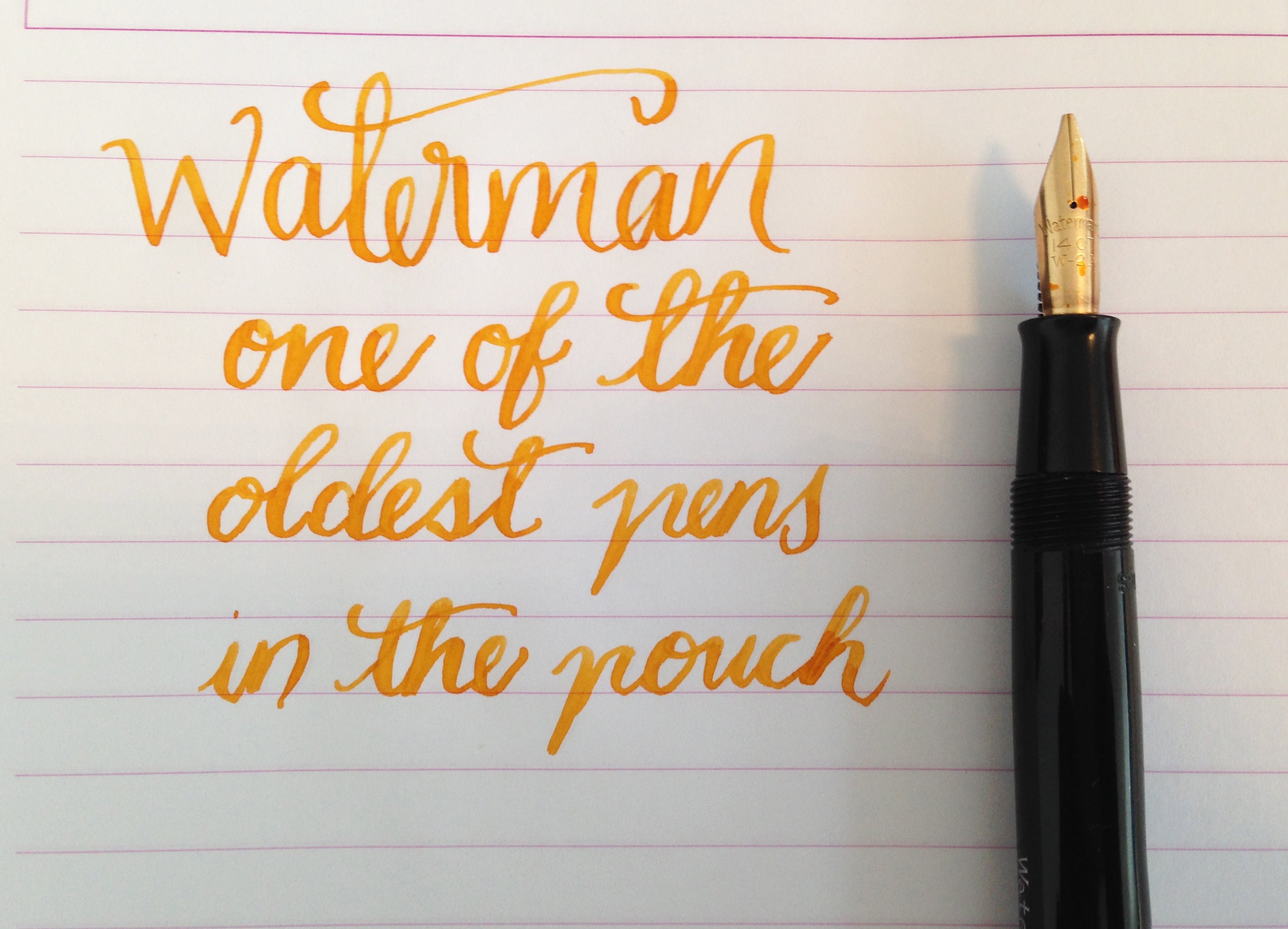 Handwritten Post: One Of The Oldest Pens In The Pouch