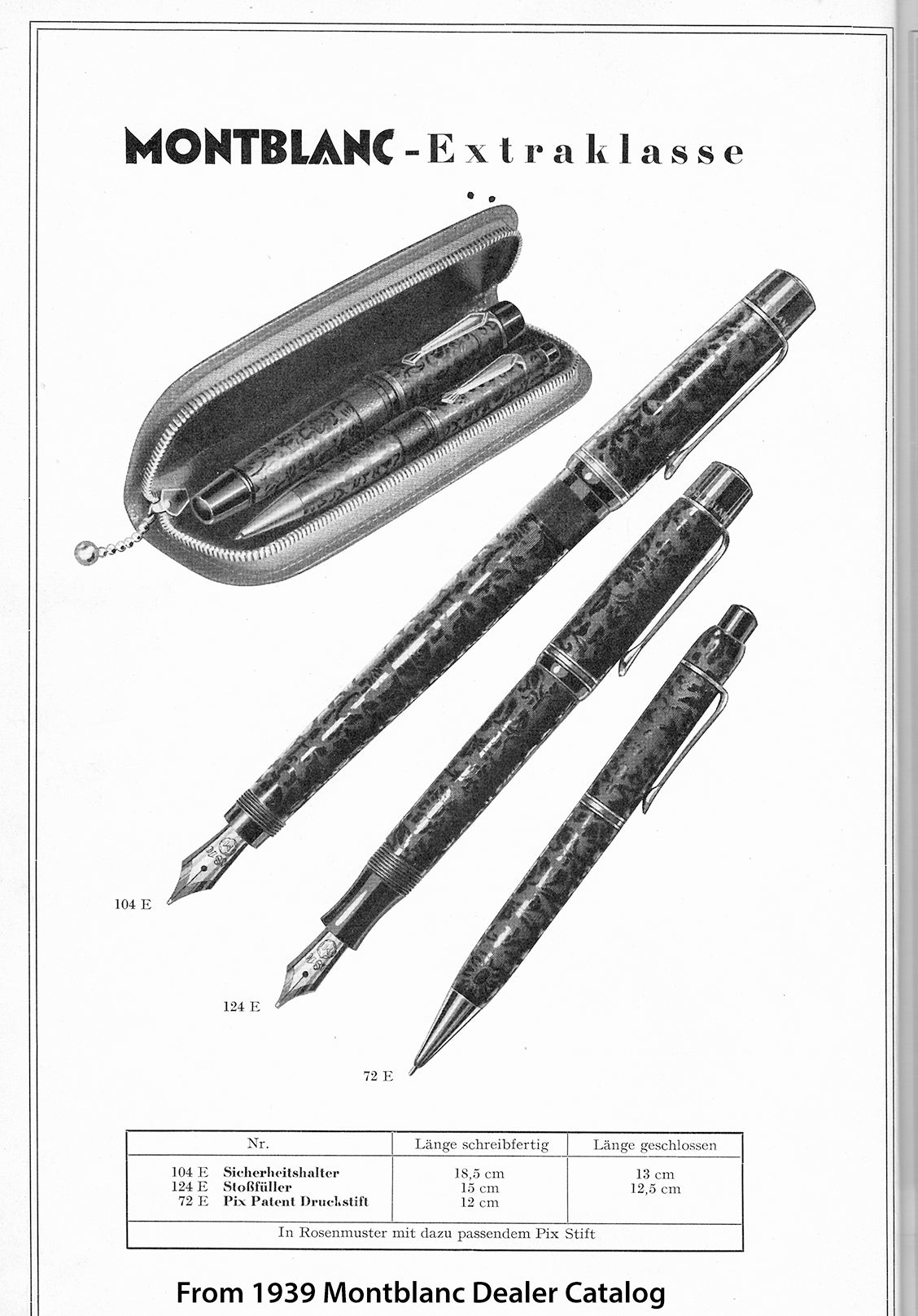 Montblanc Model 124E ''Rose''