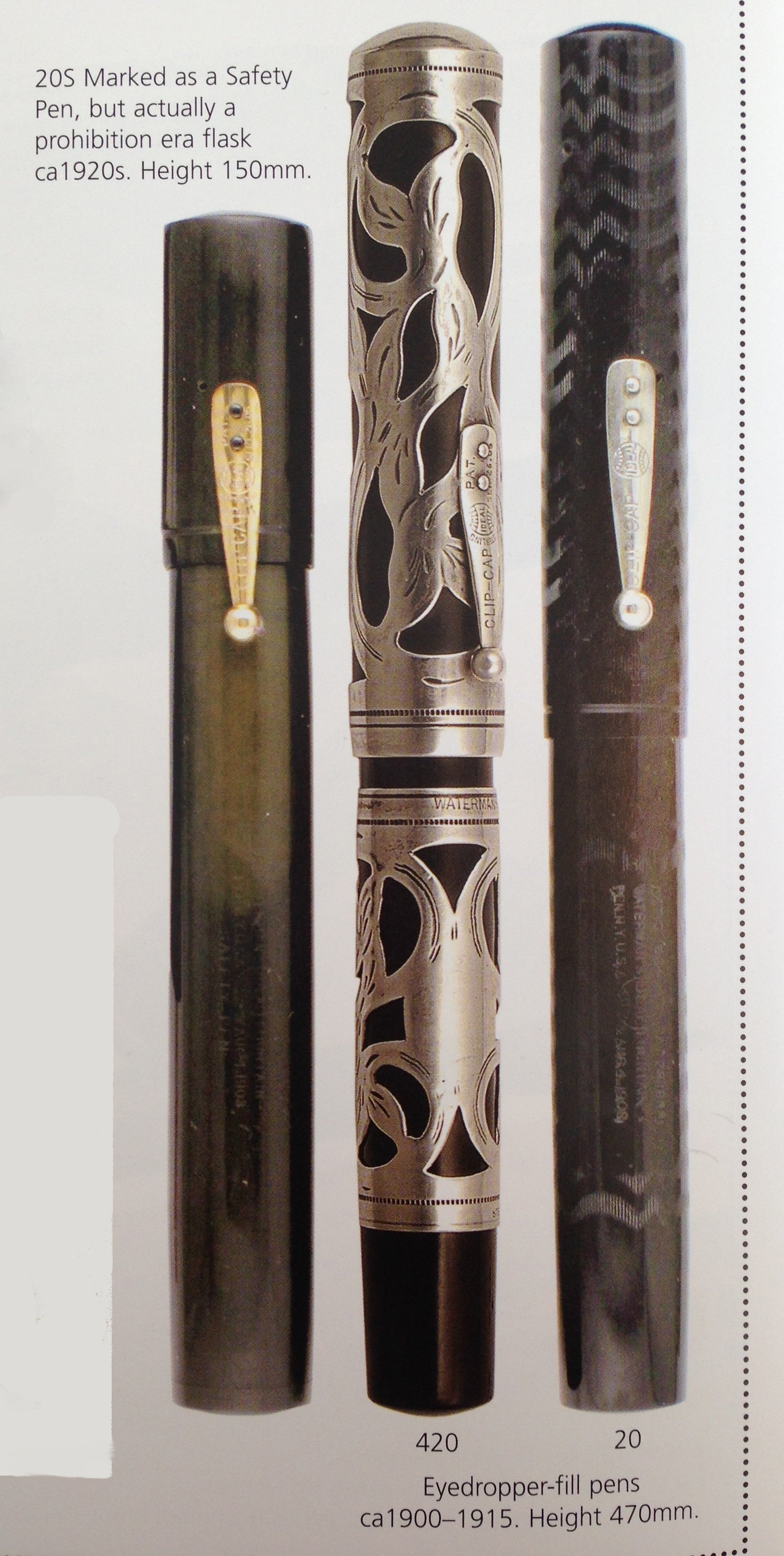 Waterman 20S: Prohibition Era Flask