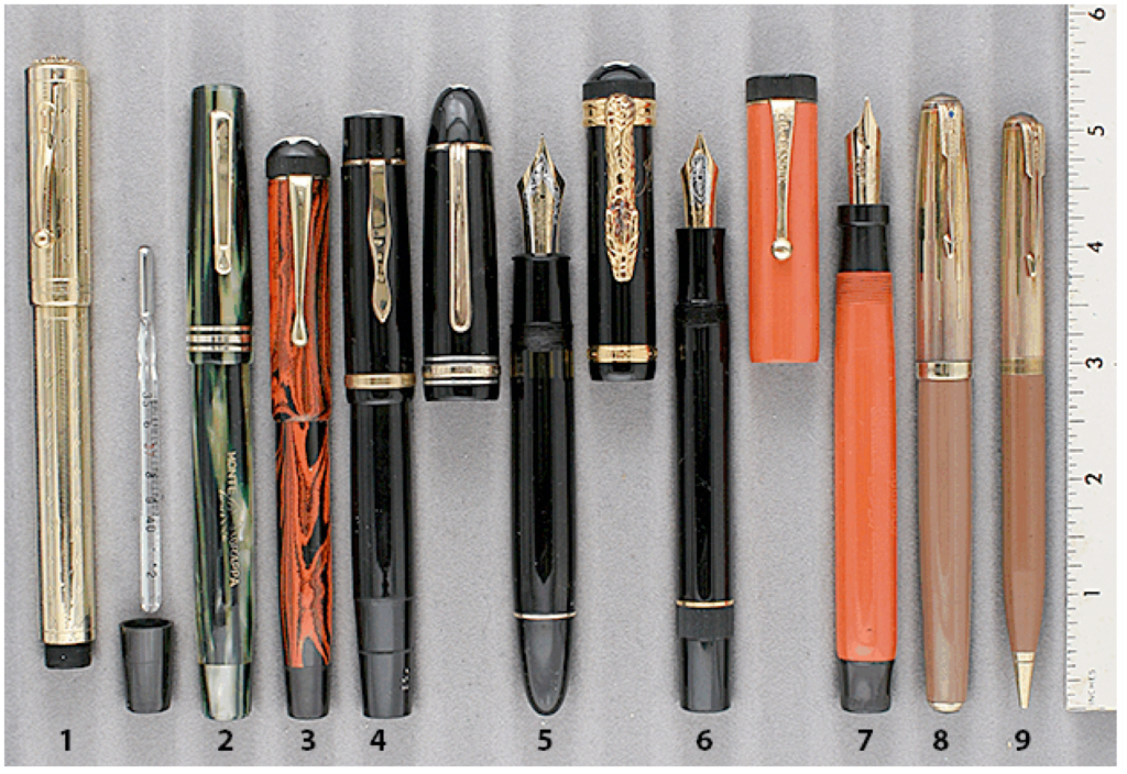Vintage Pen Montblanc 149 Celluloid