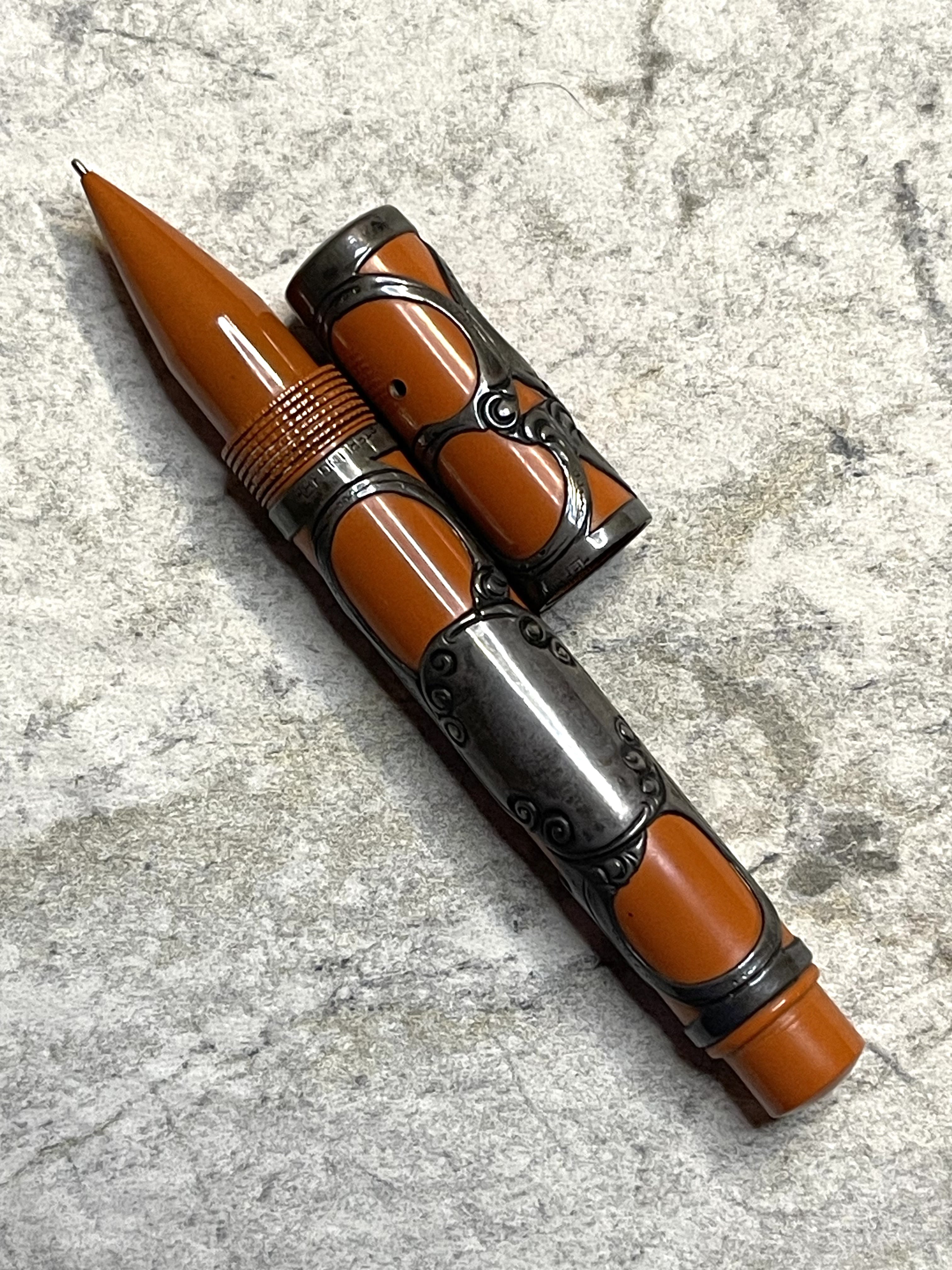 Heath Red Hard Rubber Stylographic Pen