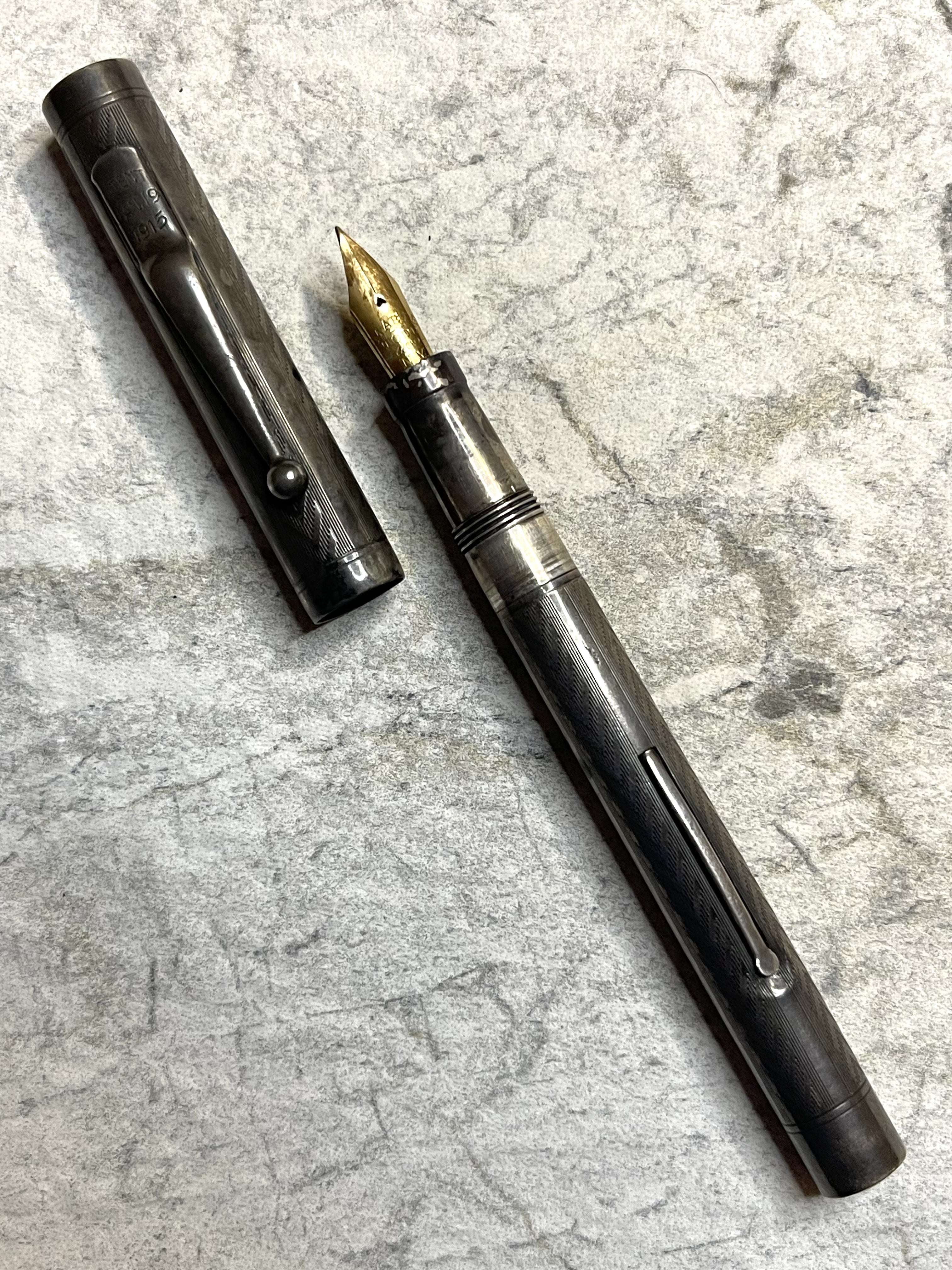 Mabie Todd Swan Sterling Silver Pen