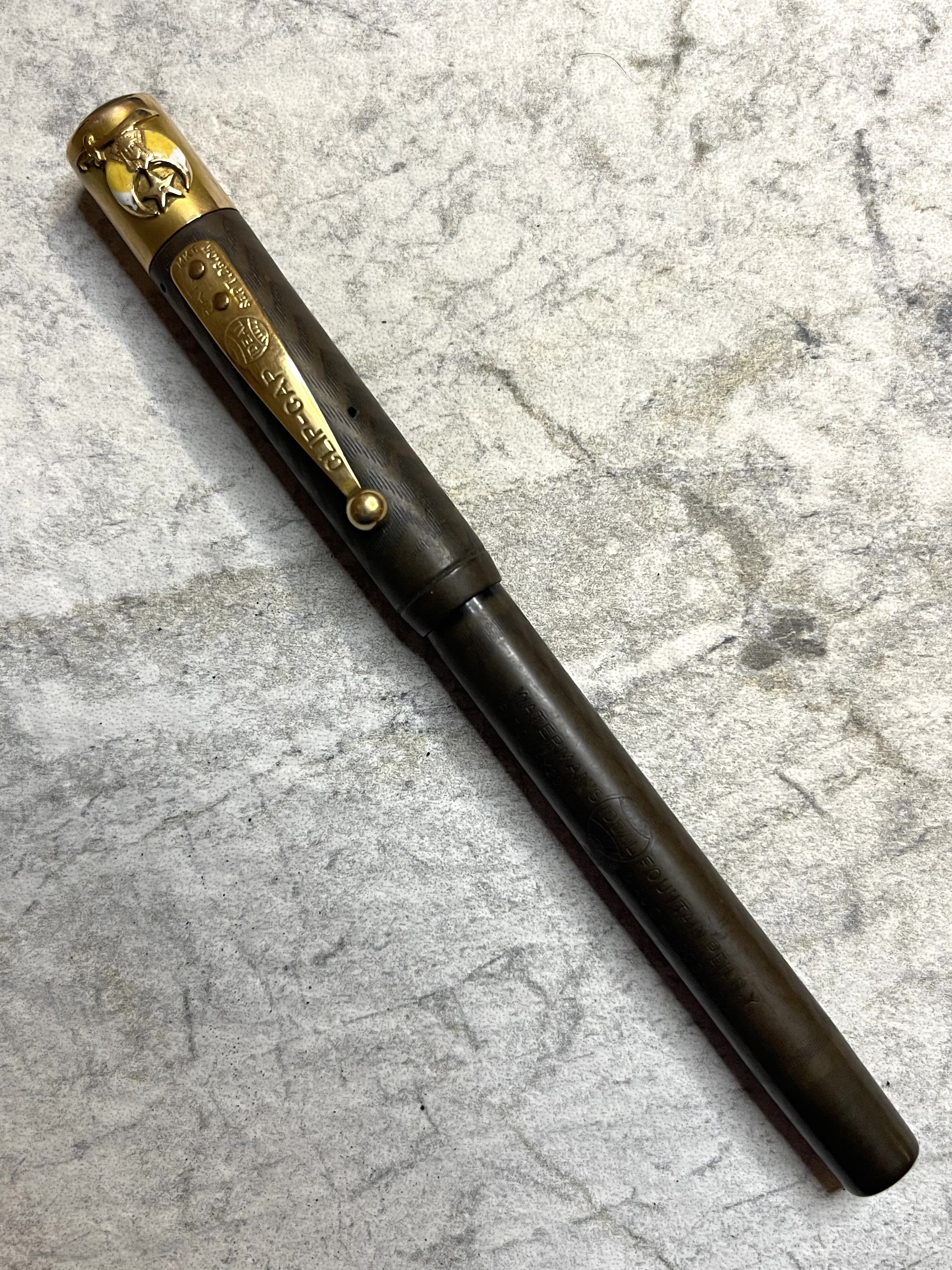 Waterman 14 Shriners 14k Gold Emblem