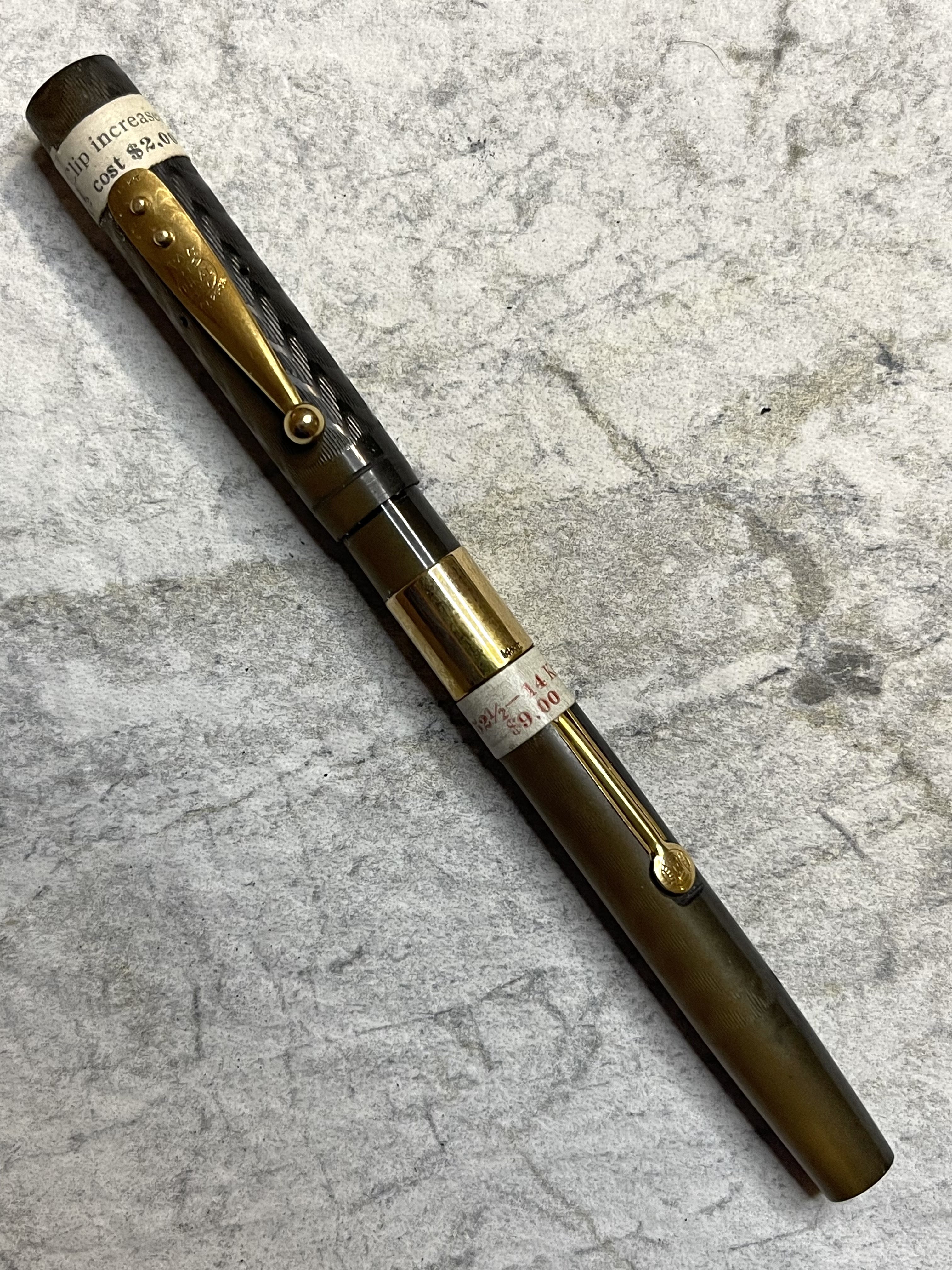 Waterman 752 ½ Solid 14k Gold Trim NOS