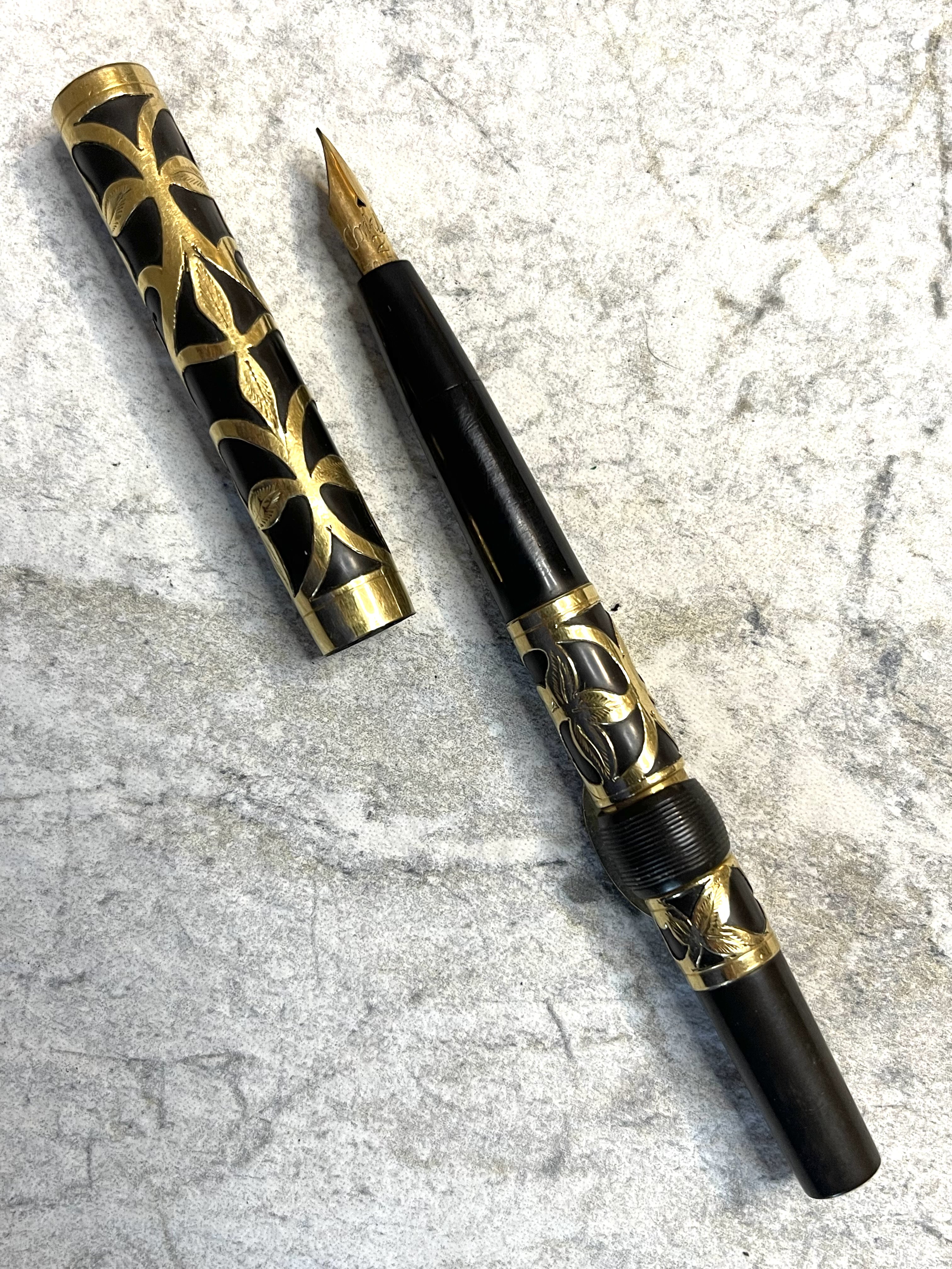 Conklin Gold Fill Trefoil 2