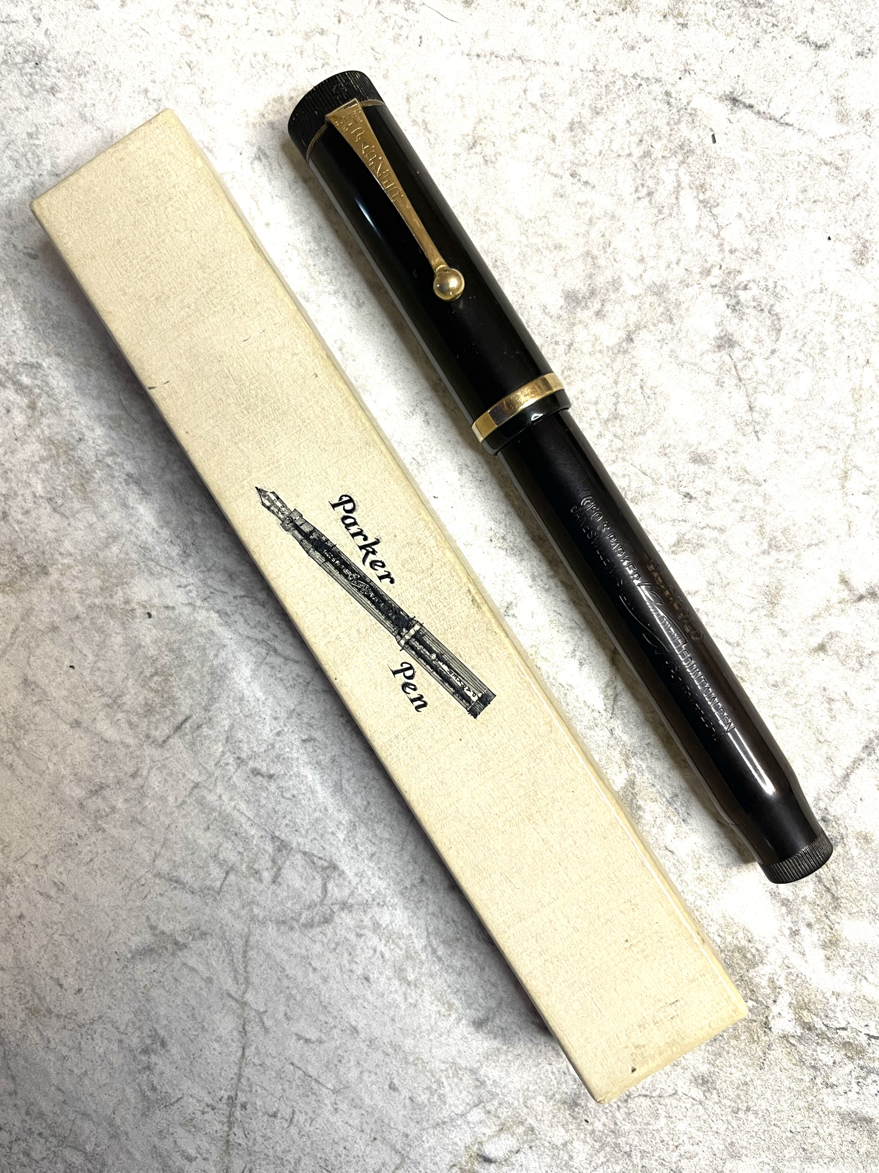Duofold Senior, Black Hard Rubber