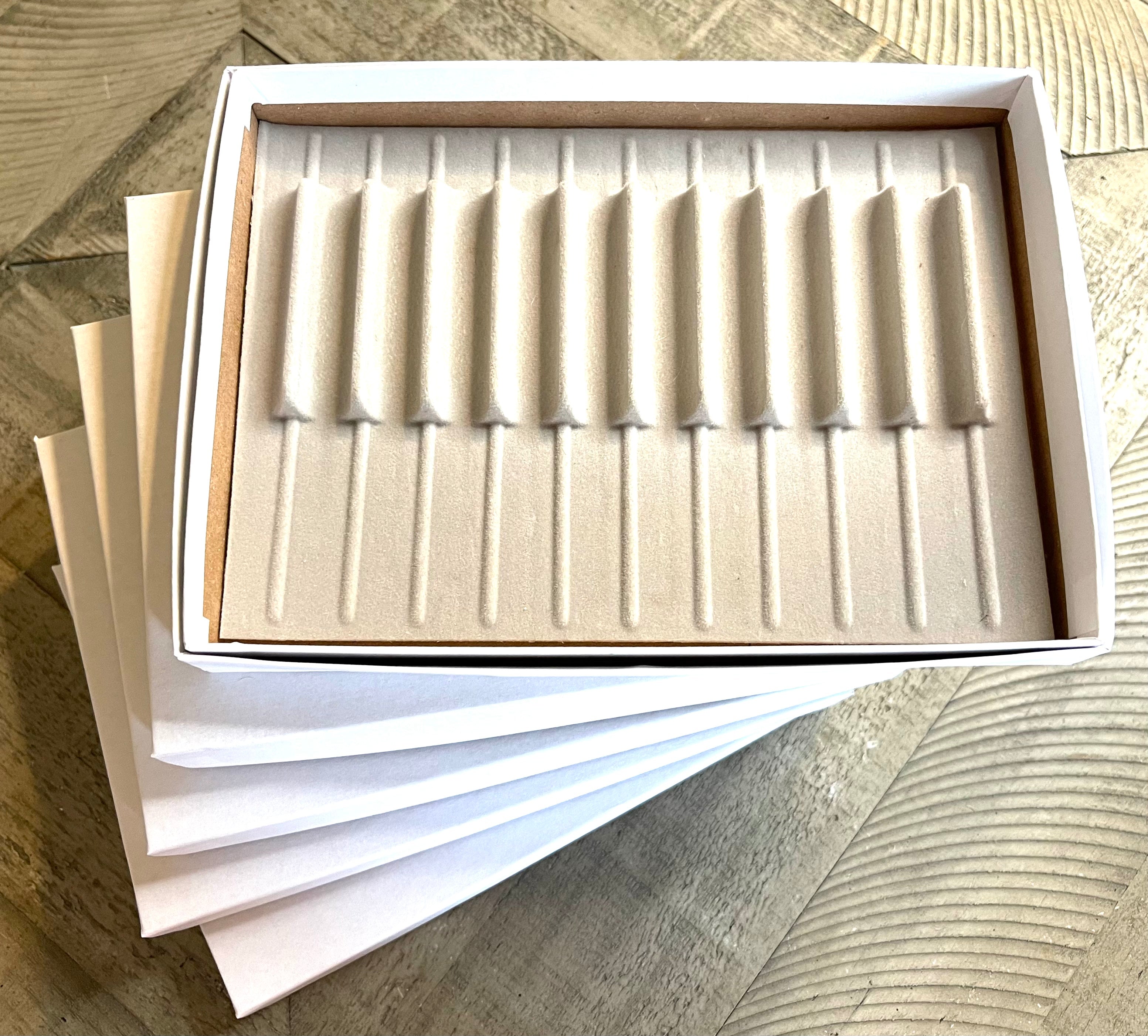 White Slotter Boxes