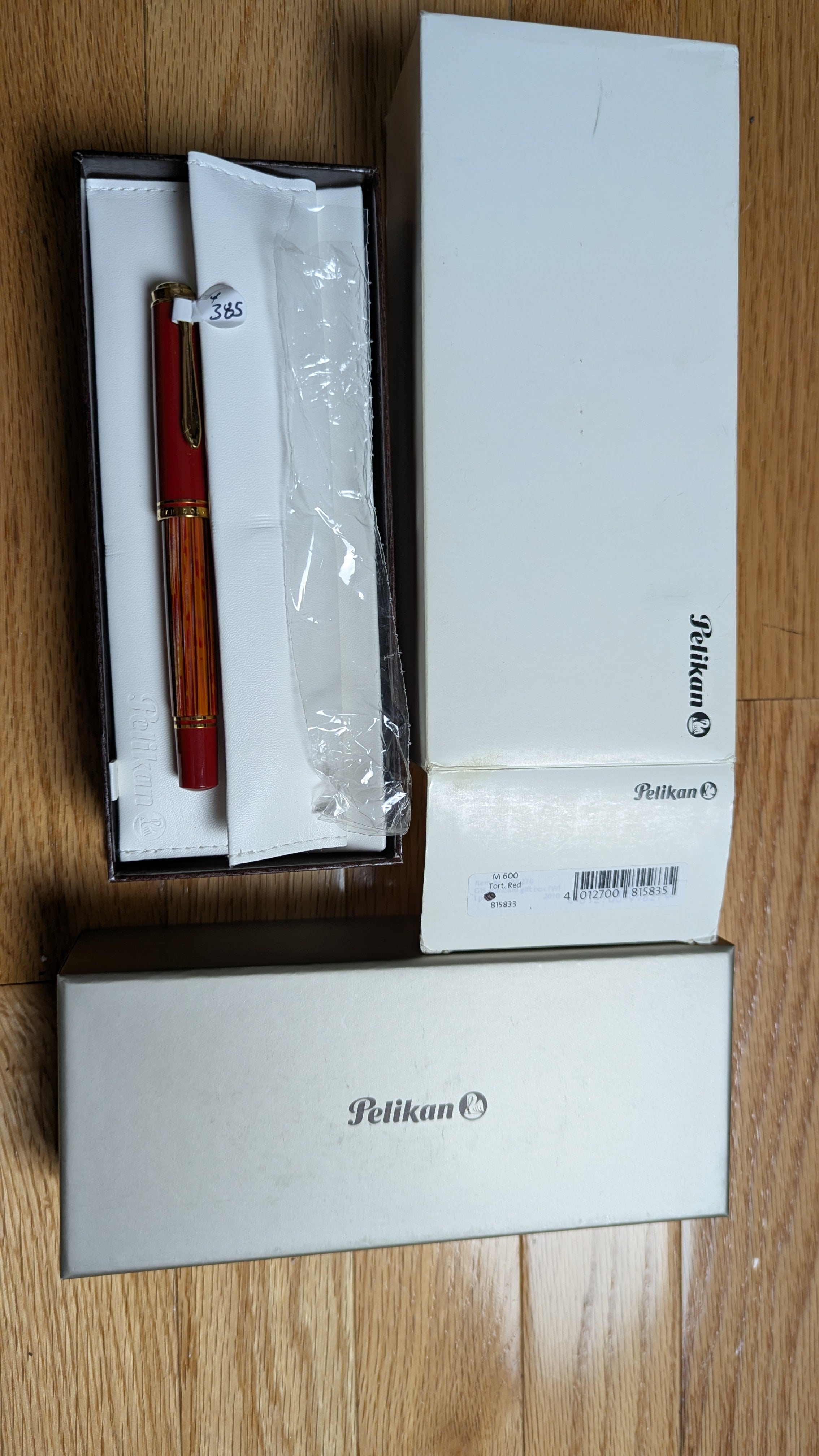 Pelikan M600 Red Tortoise Fountain Pen