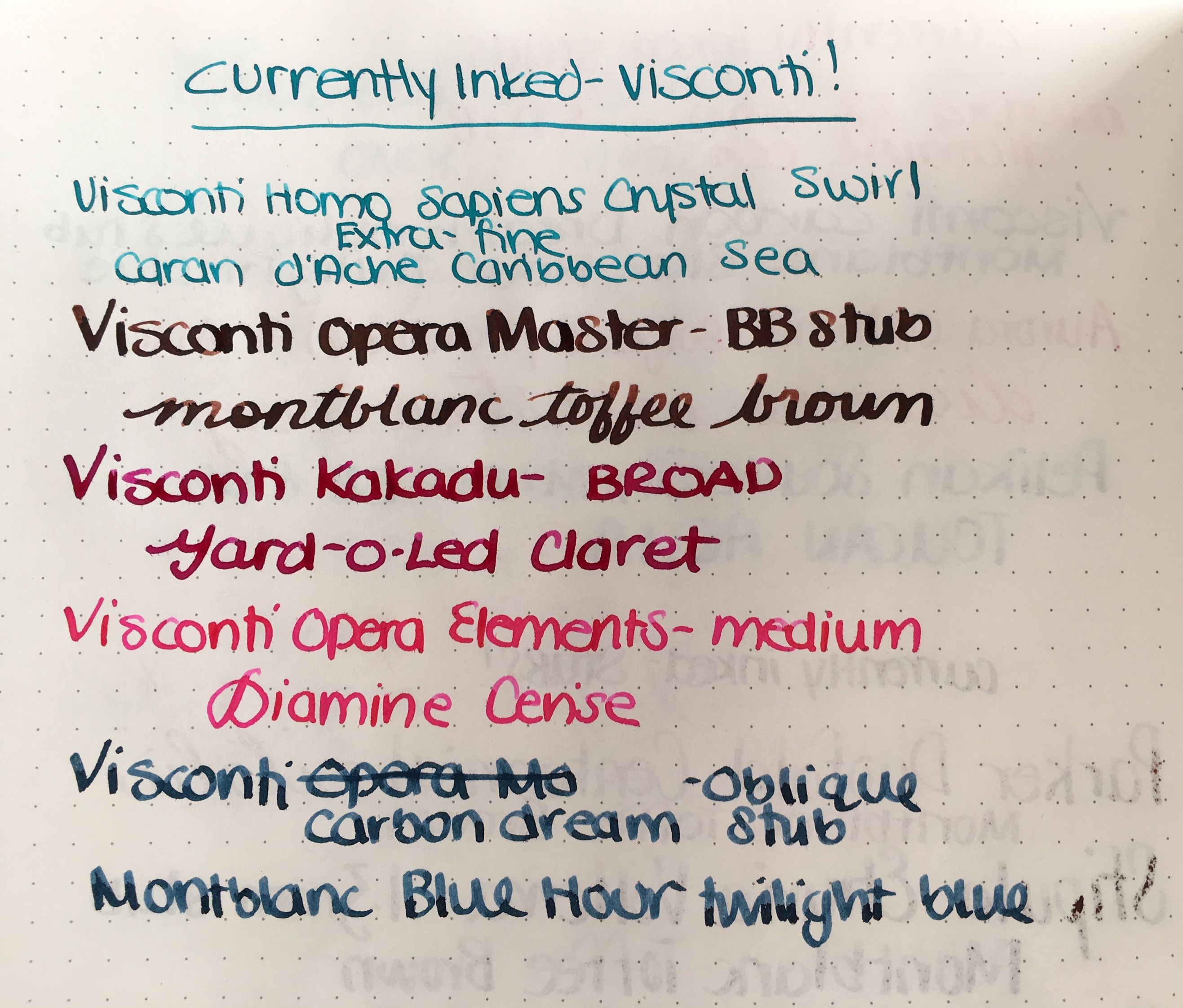 Currently Inked - May 27. 2017