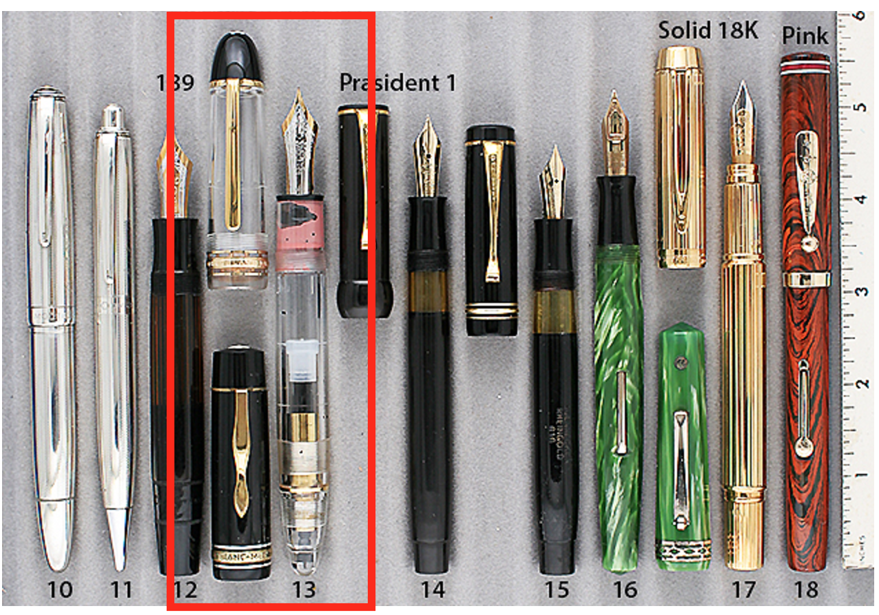 Extraordinary Pens - Montblanc 149 Clear