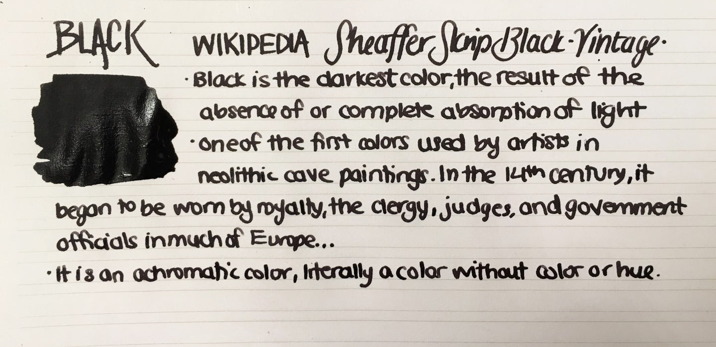 Handwritten Post - Black