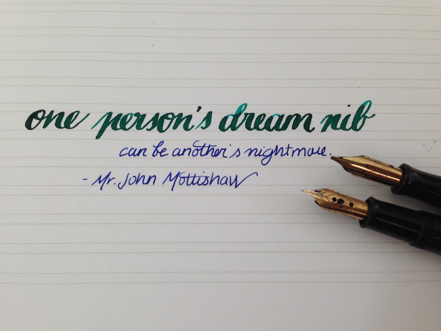 One Person's Dream Nib...