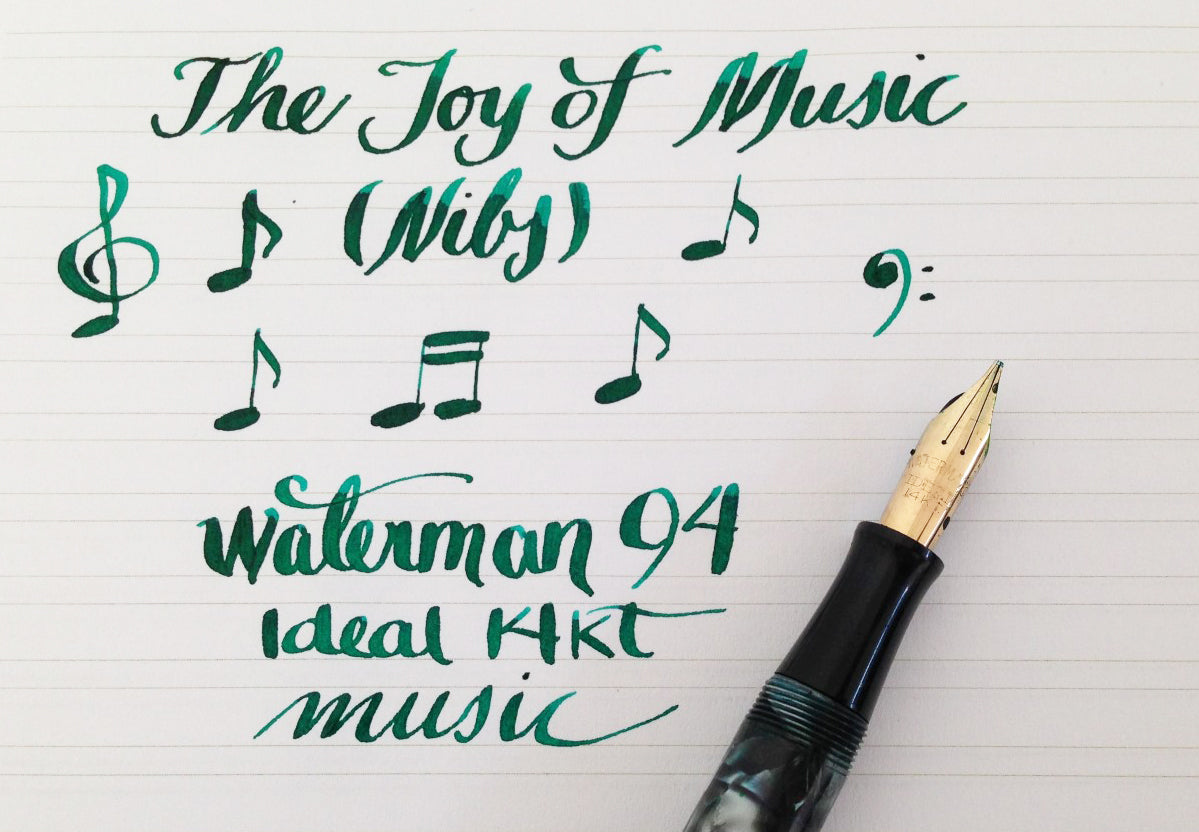 Handwritten Post - Music Nib Notes