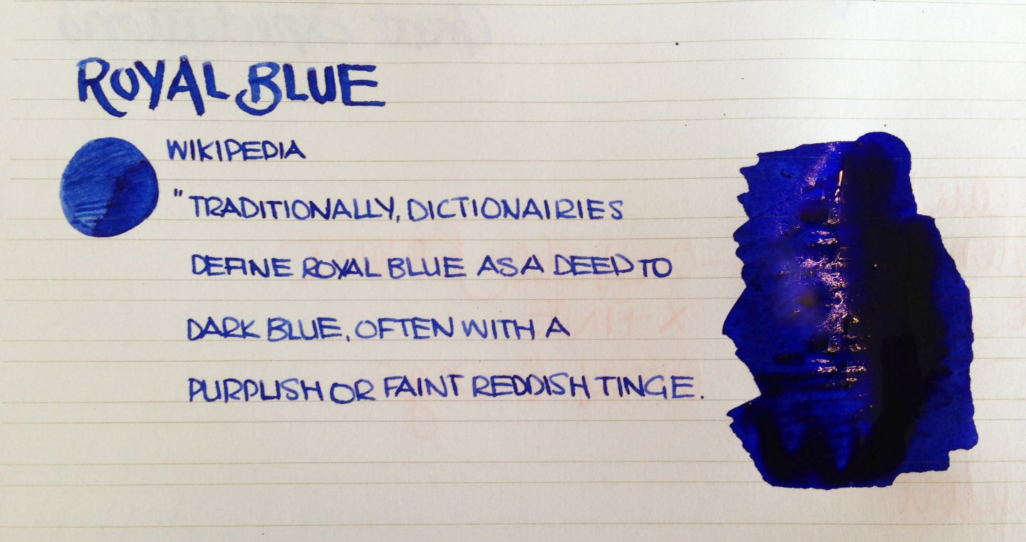 Handwritten Post - Royal Blue