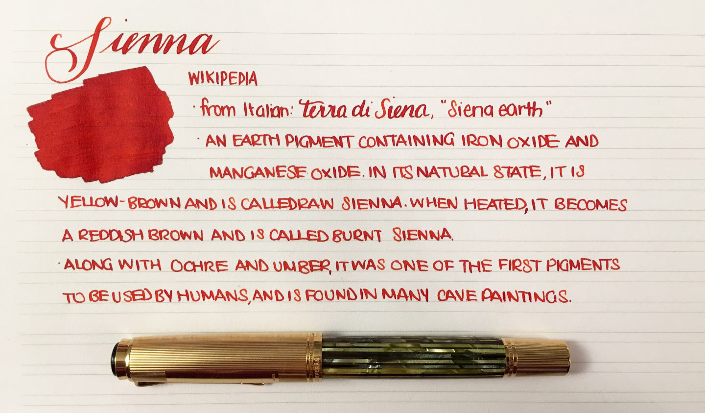 Handwritten Post - Sienna