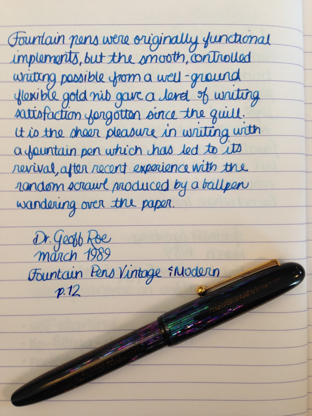 Handwritten Post - The Random Scrawl of Ballpoints