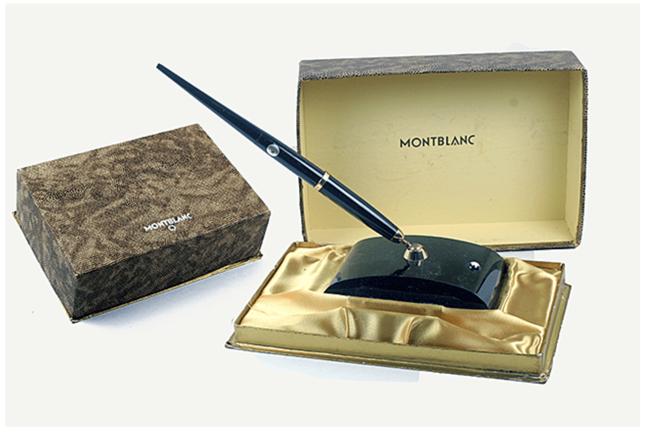 Montblanc Model 204 Desk Set Vintage Pen