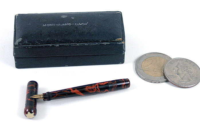Montblanc Red Mottled Hard Rubber Baby