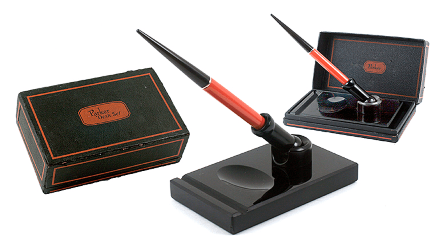 Parker Duofold SR Desk Set Vintage Pen