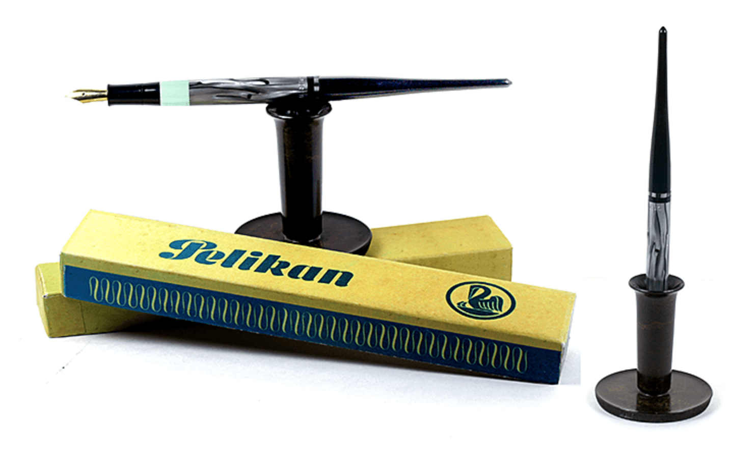 Pelikan 100Nf Desk Vintage Pen Grey Marble
