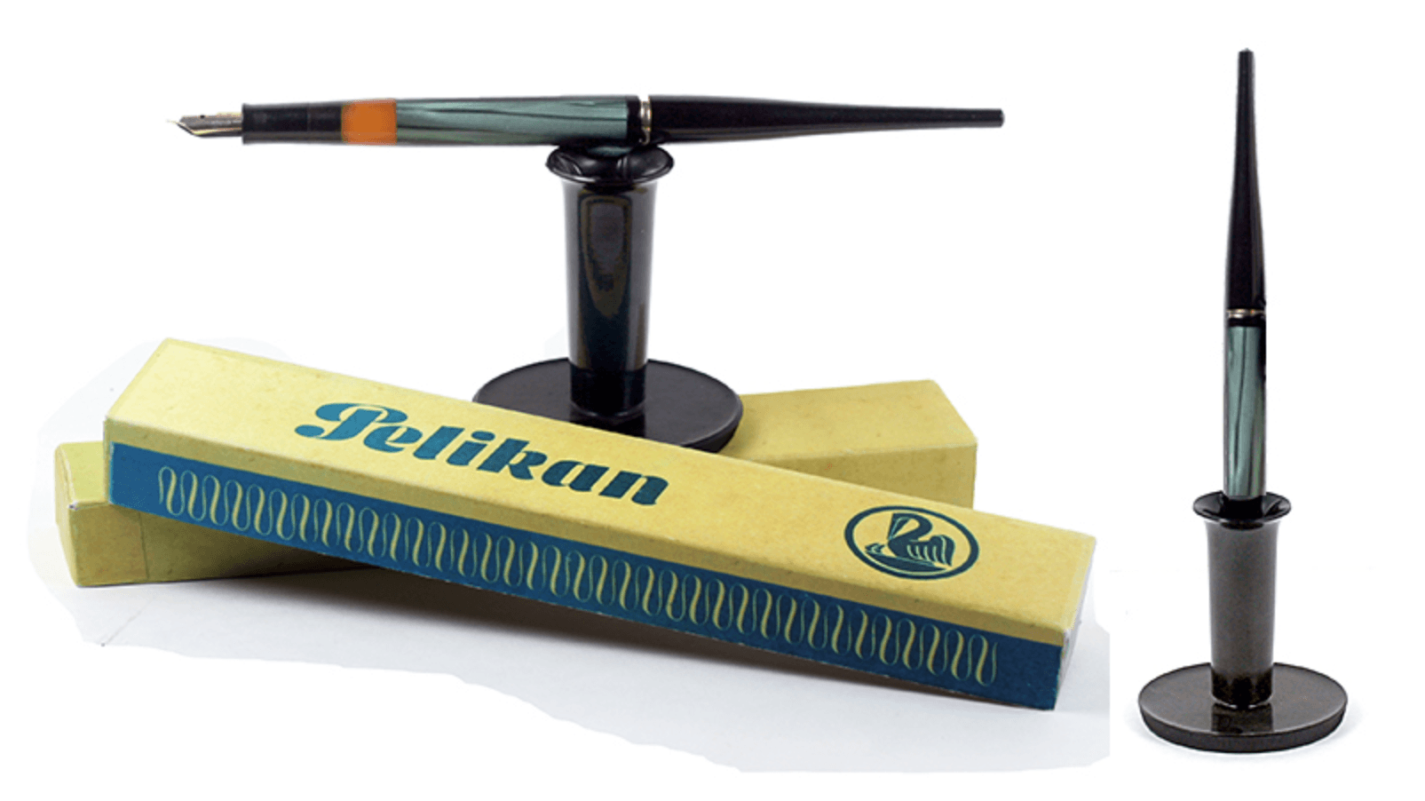 Pelikan 100Nf Vintage Desk Pen Green Pearl