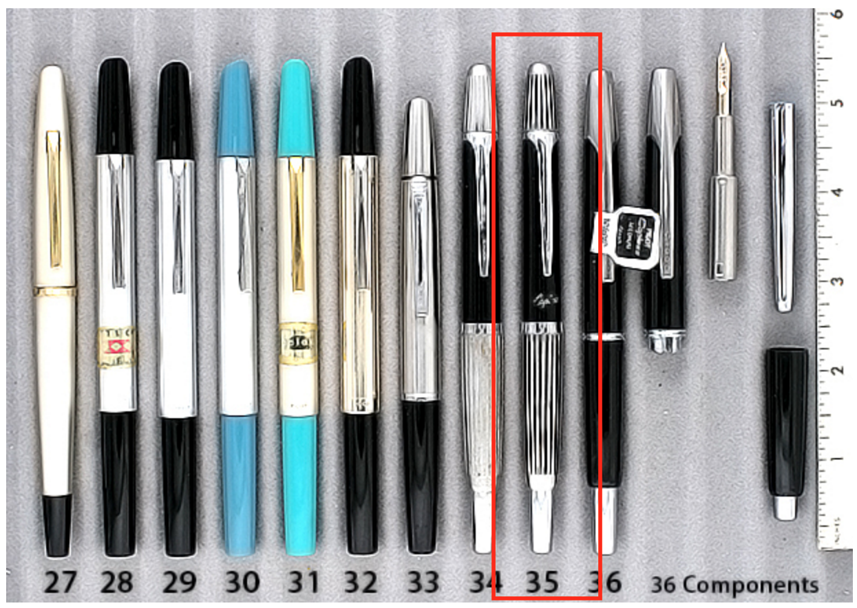 Pilot Button-Activated Black Stripe