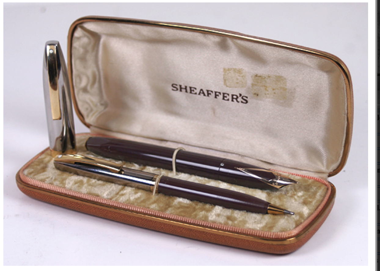 Sheaffer PFM IV Snorkel Touchdown Vintage Pen