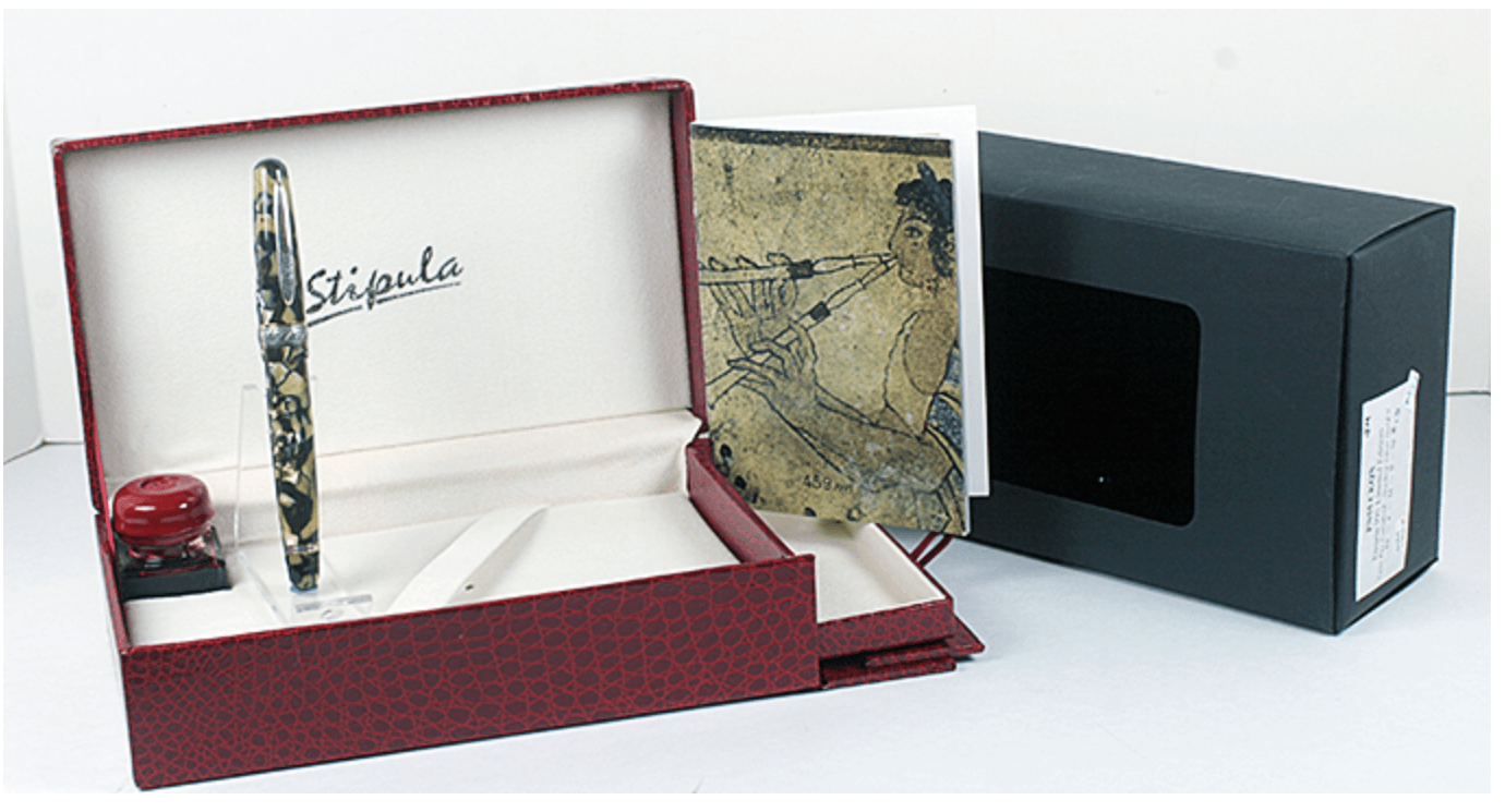 Stipula Etruria 991 Brown Celluloid Fountain Pen