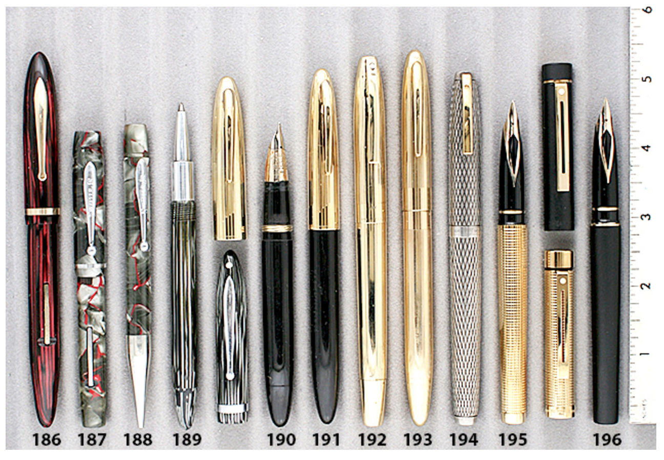 Vintage Pen Sheaffer Targa Black Matte