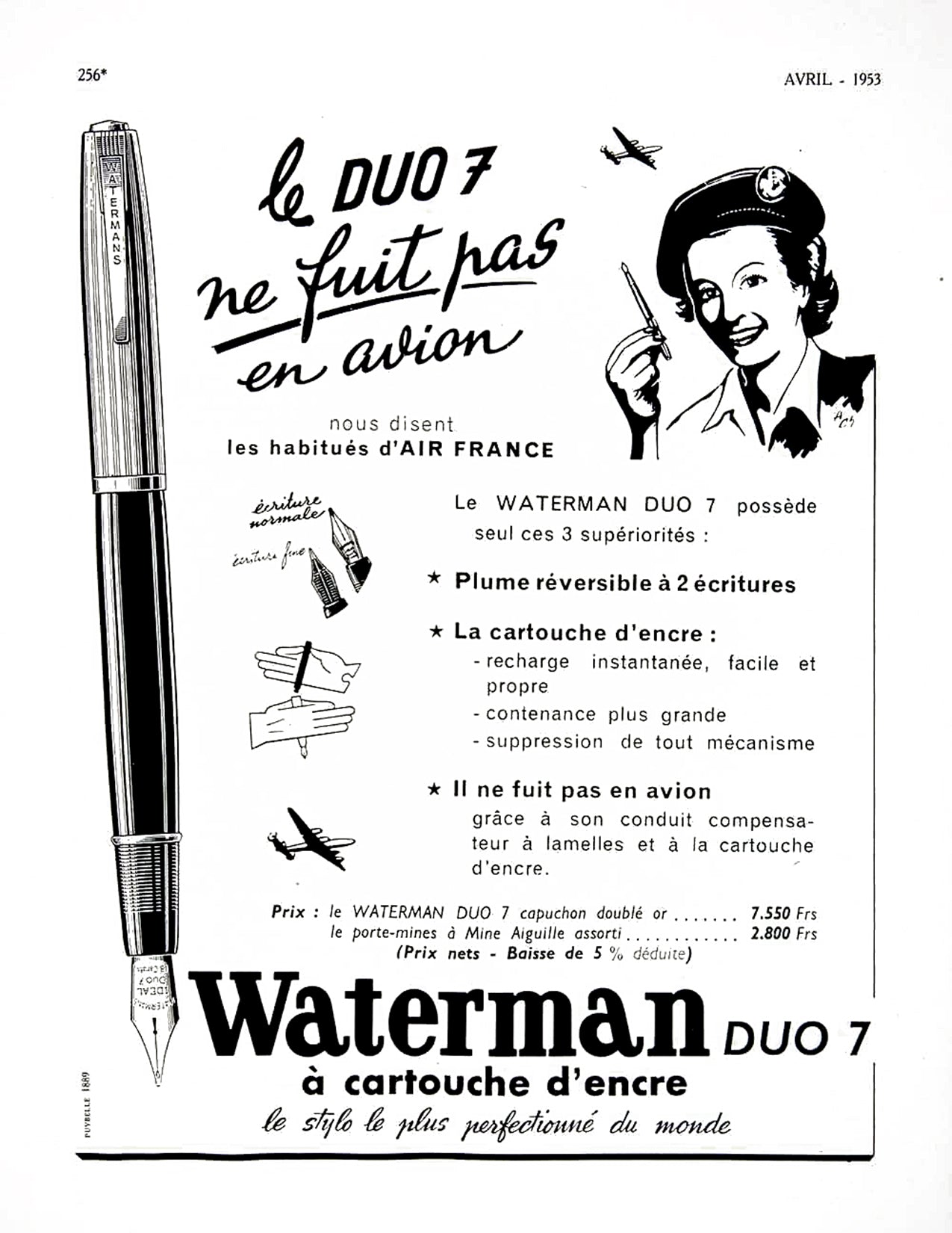 Waterman Duo 7 Glass Cartridge Filler