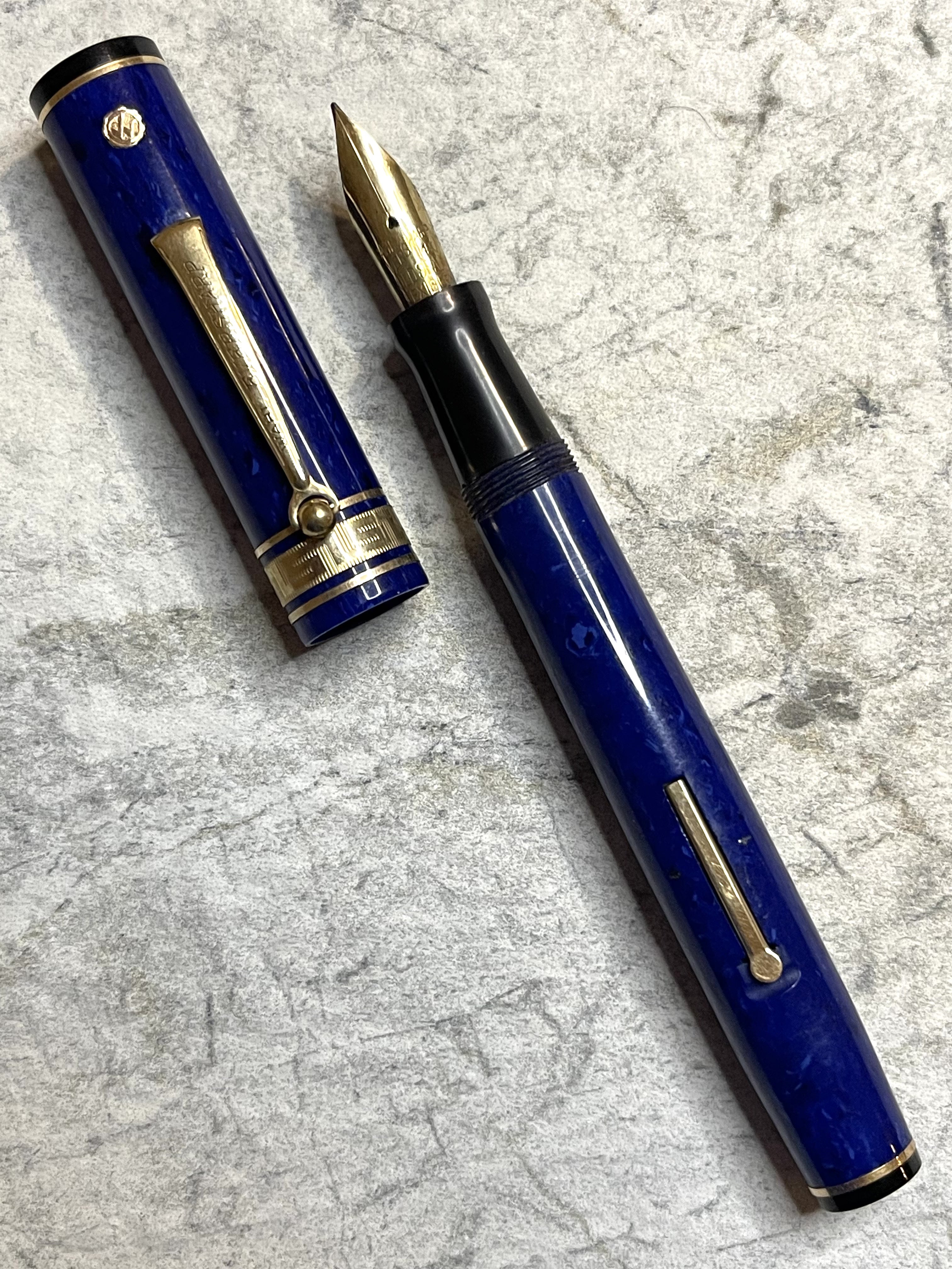 Wahl Eversharp Oversize Deco Band Lapis Blue