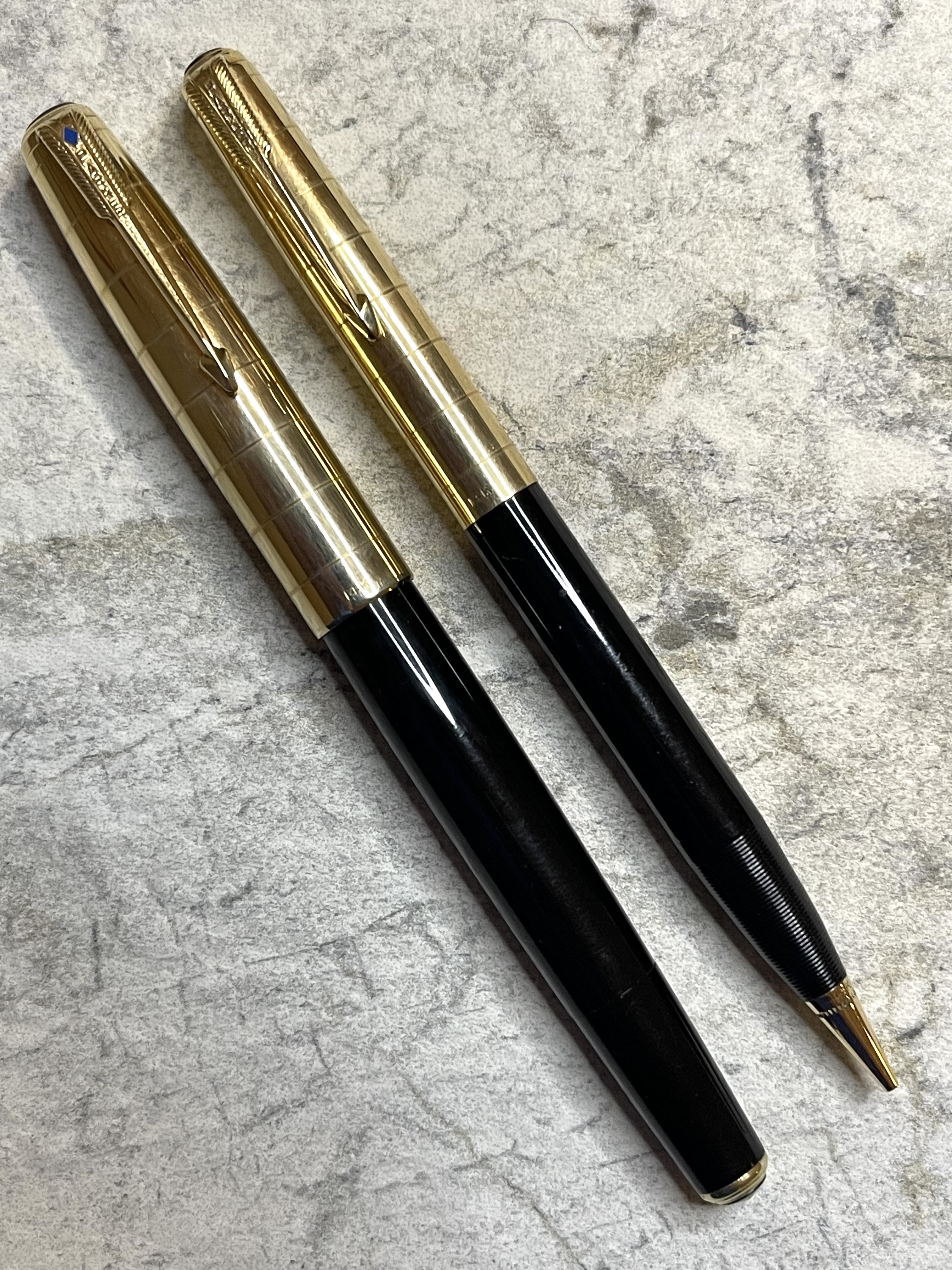 Parker 51 Heirloom 14k solid gold uncataloged “Pinstripe”