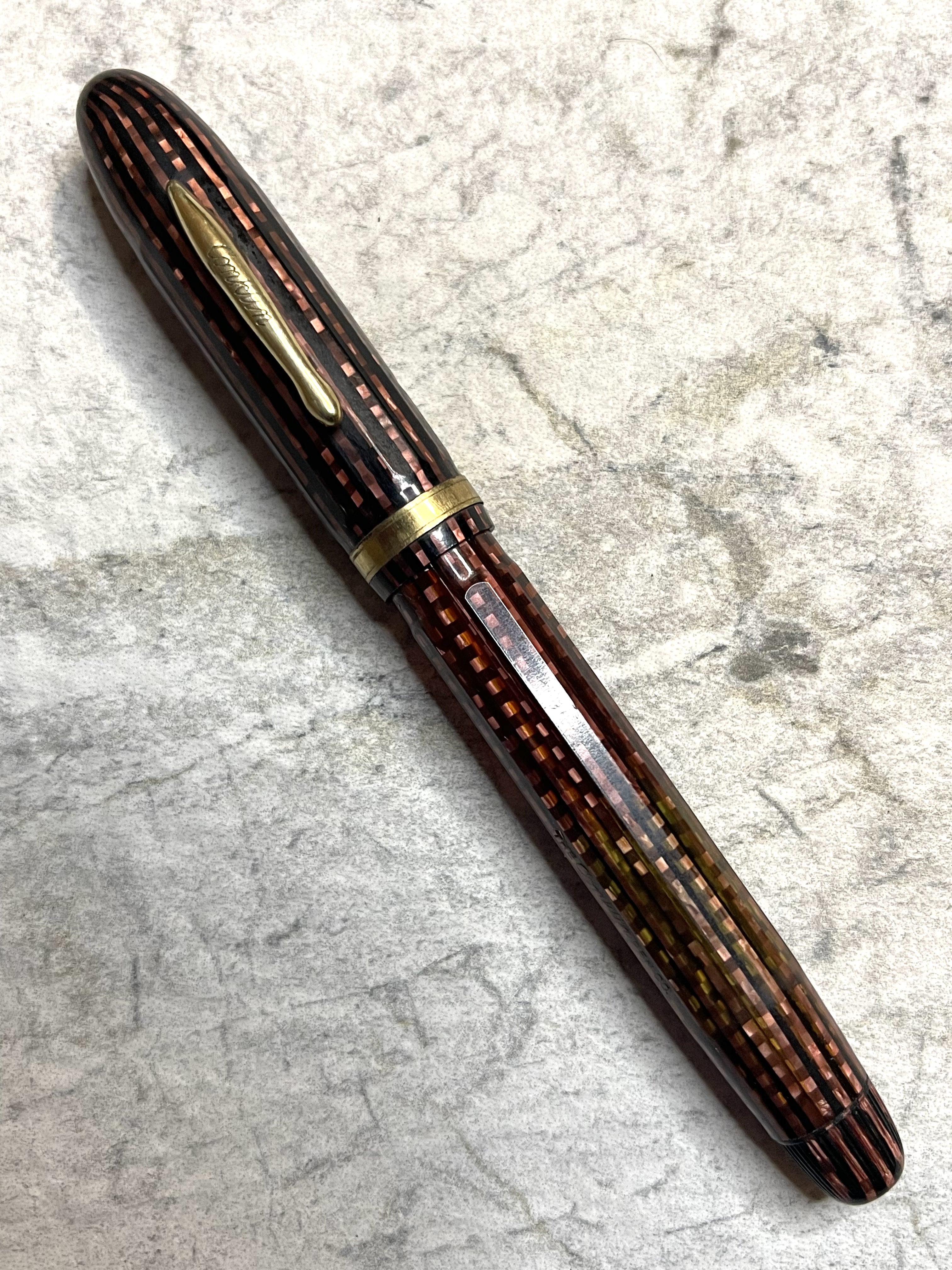 Conklin Nozac Symmetric Oversize Red Black