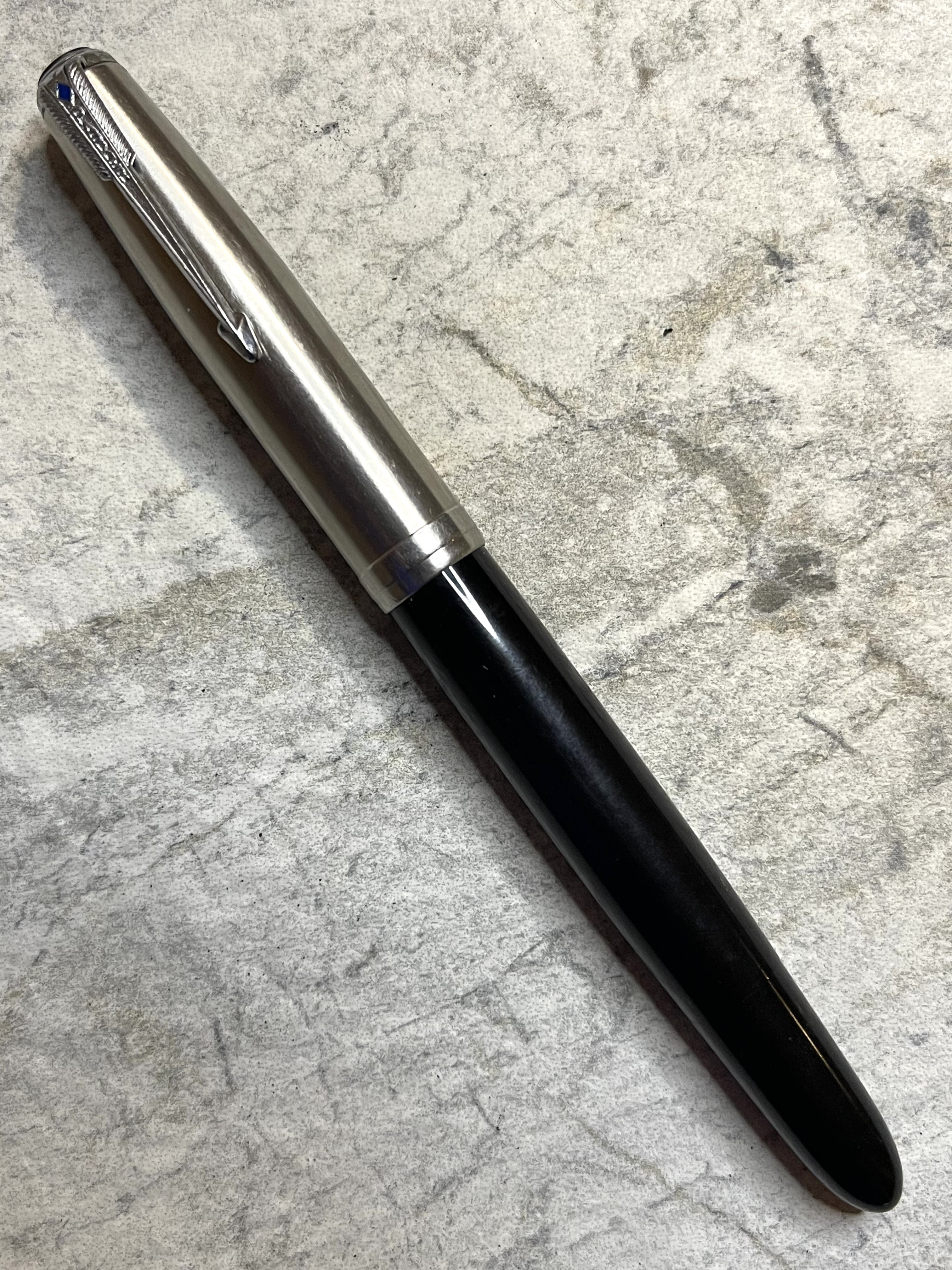 Parker 51 Stainless Raised Band