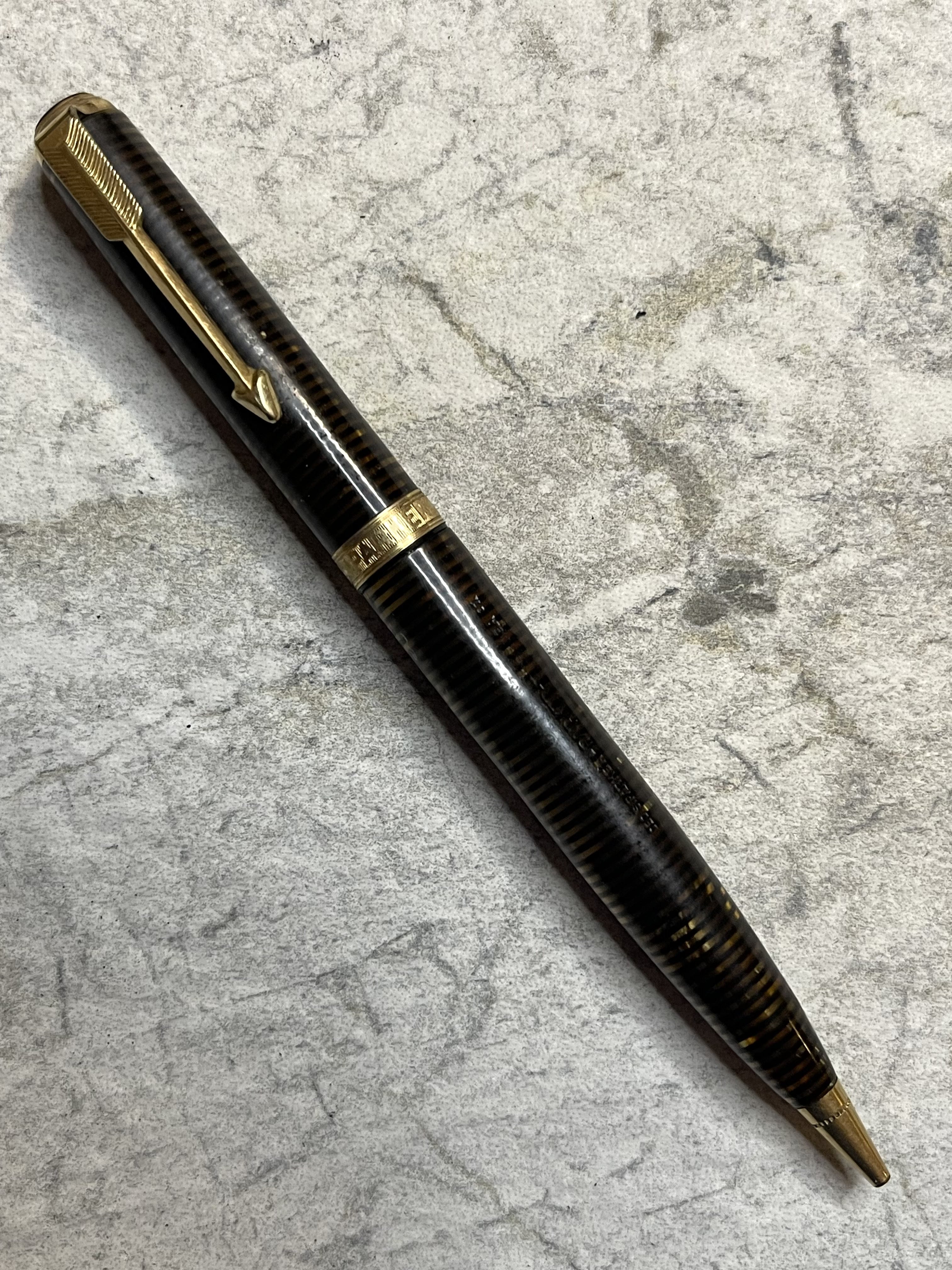 Parker Vacumatic Major Golden Pearl Pencil VACUMATIC Cap Band