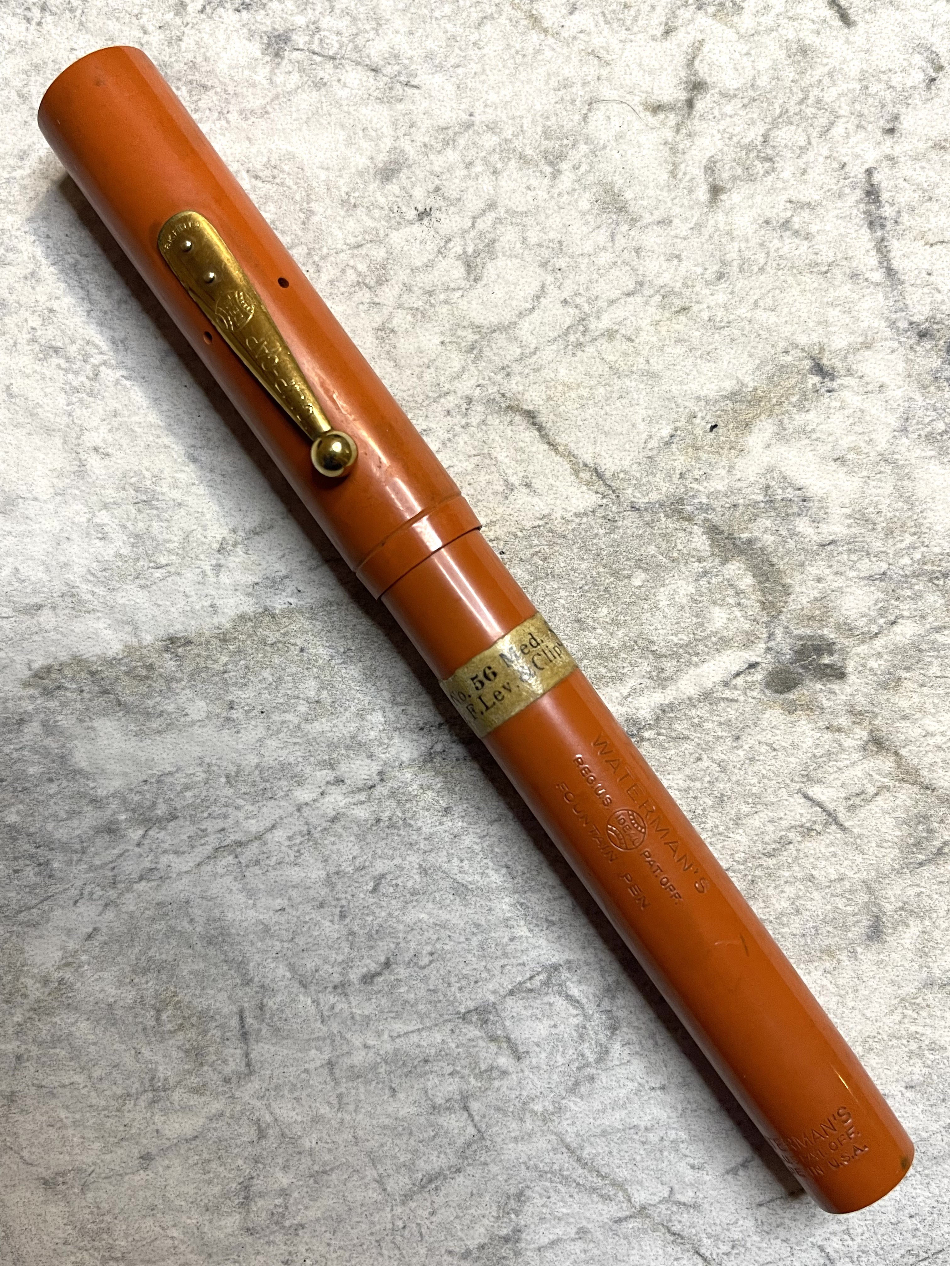 Waterman 56 Cardinal, Stickered