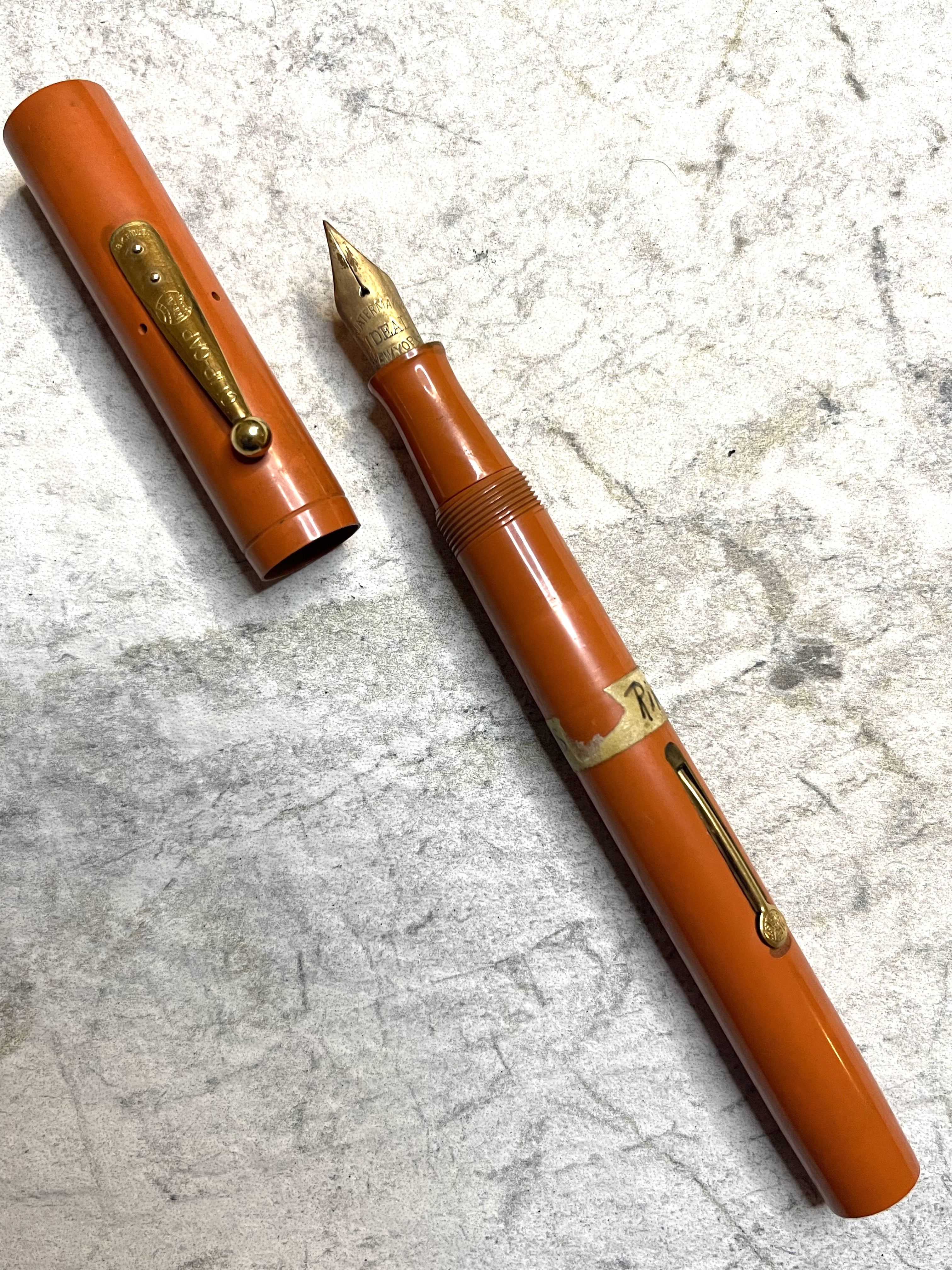 Waterman 56 Cardinal, Stickered