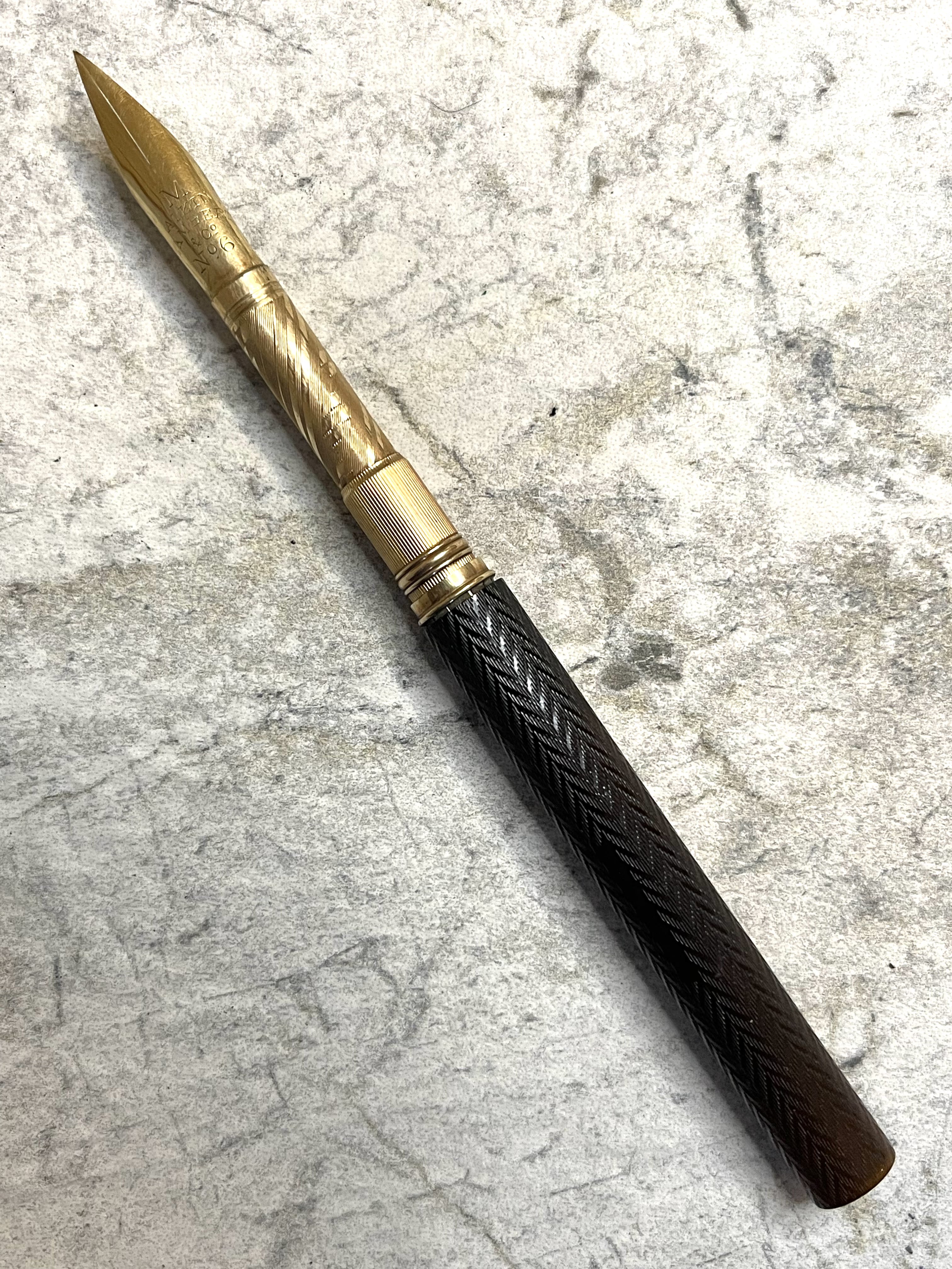 Aikin Lambert 6 Celluloid Traveling Dip Pen