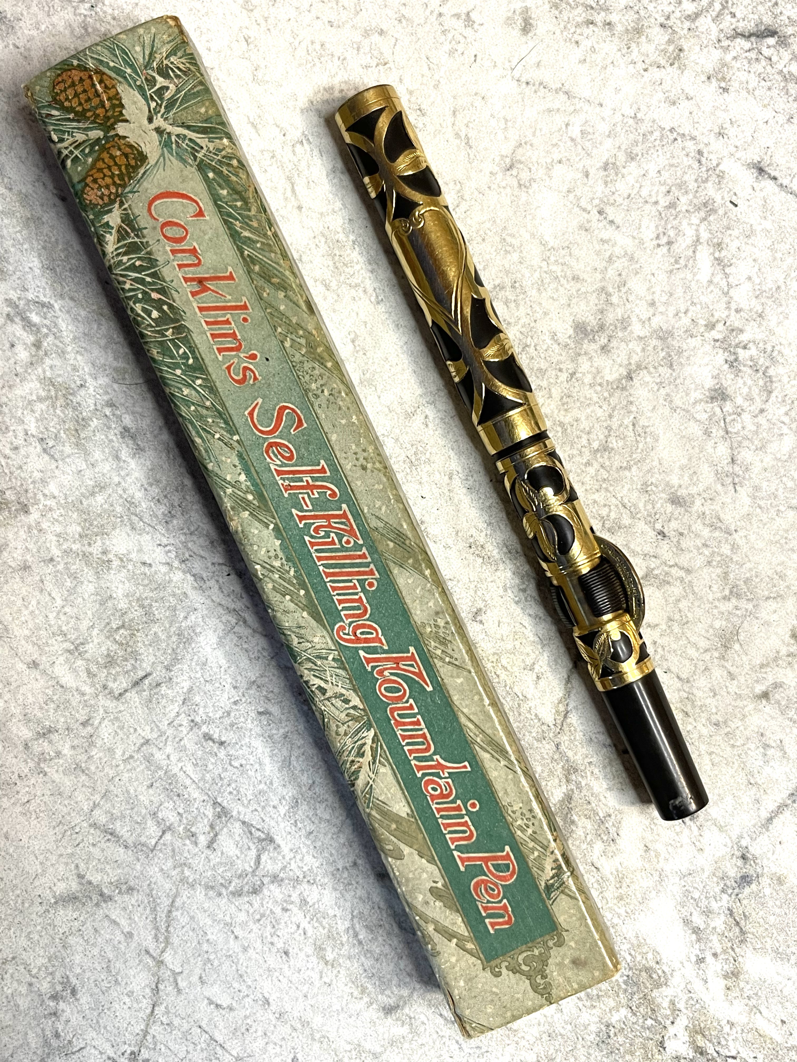 Conklin Gold Fill Trefoil 2