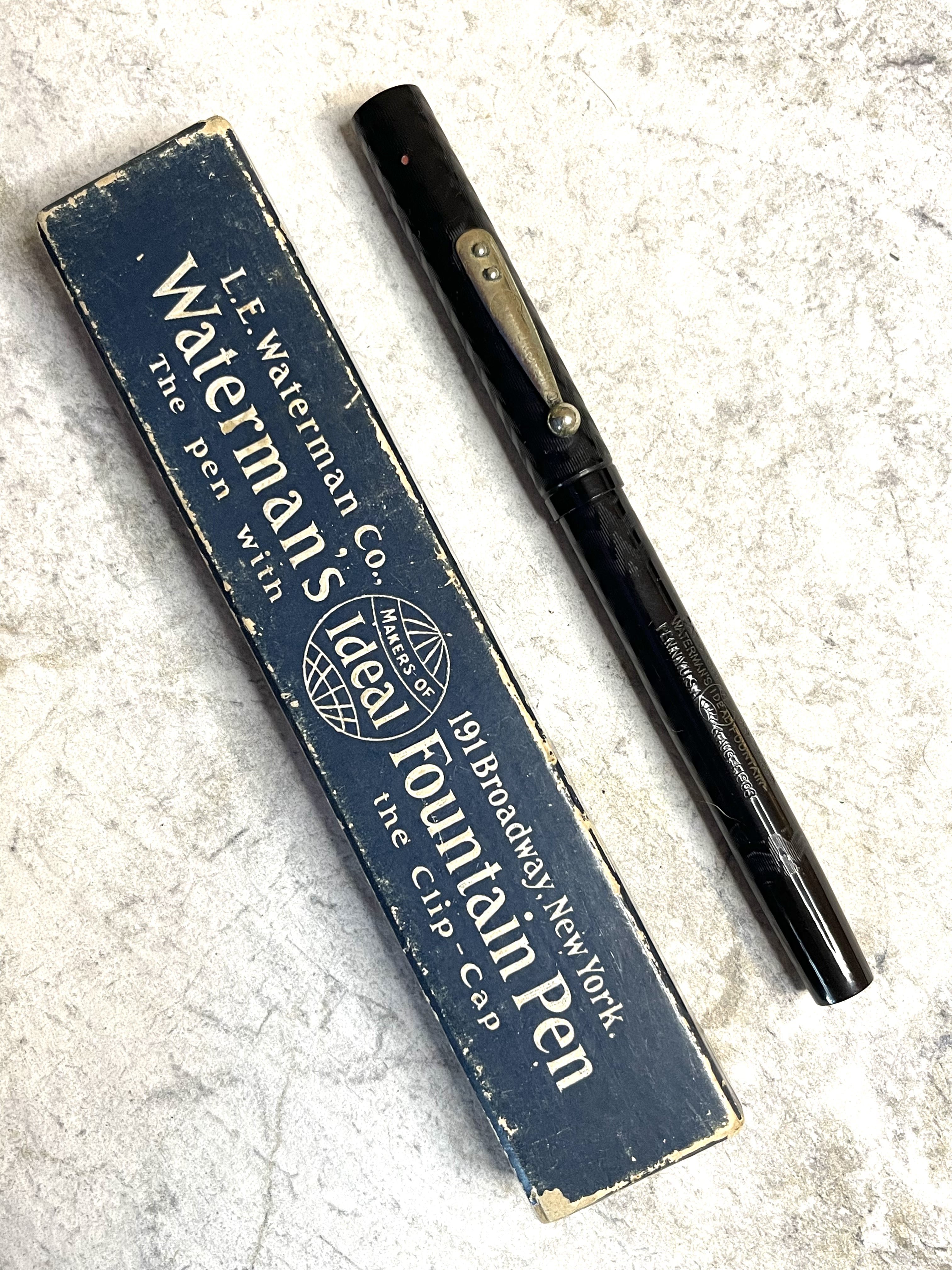 Waterman 62 Slip Cap Lever Fill, Mint