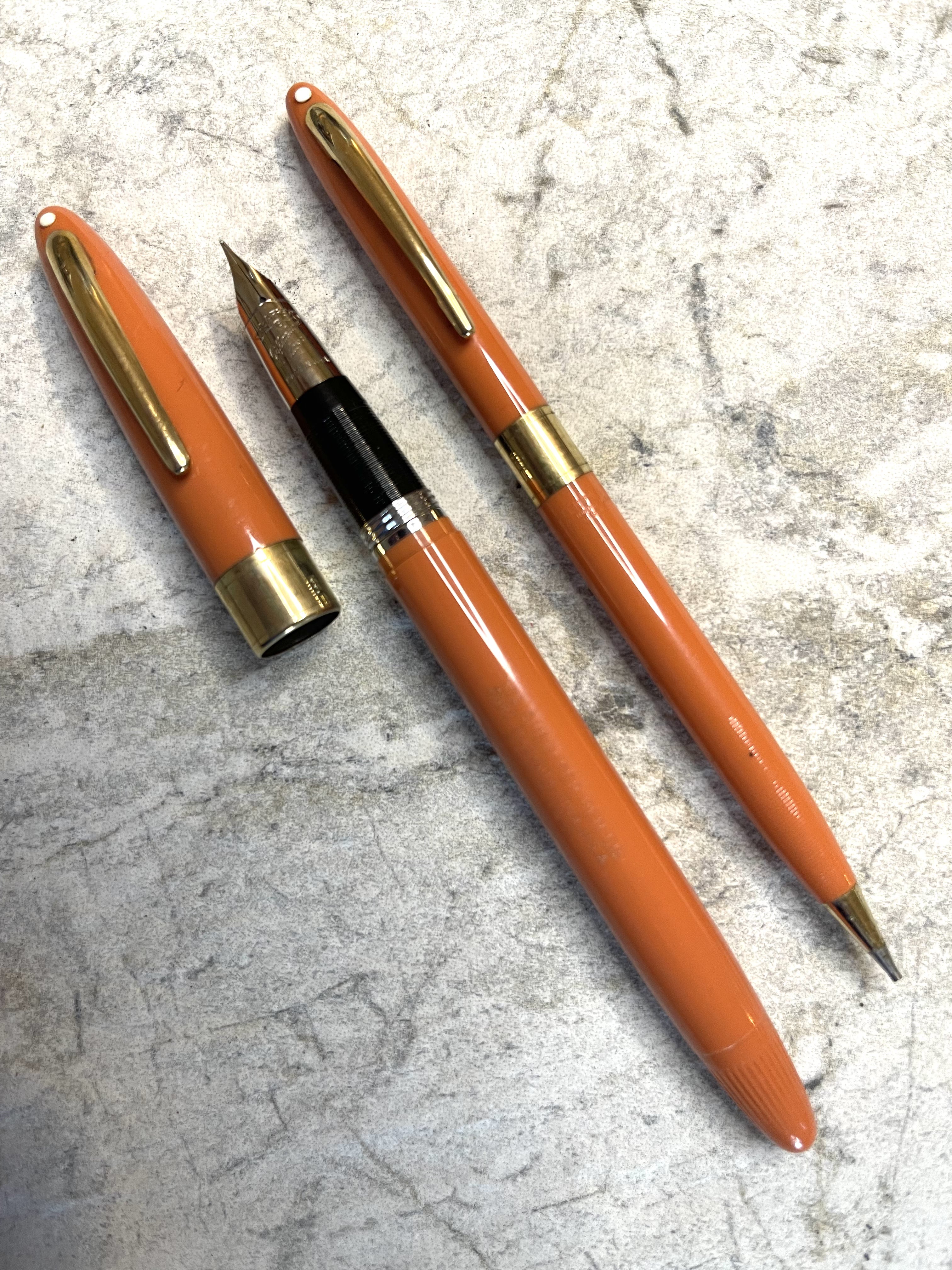 Sheaffer Snorkel Mandarin Set