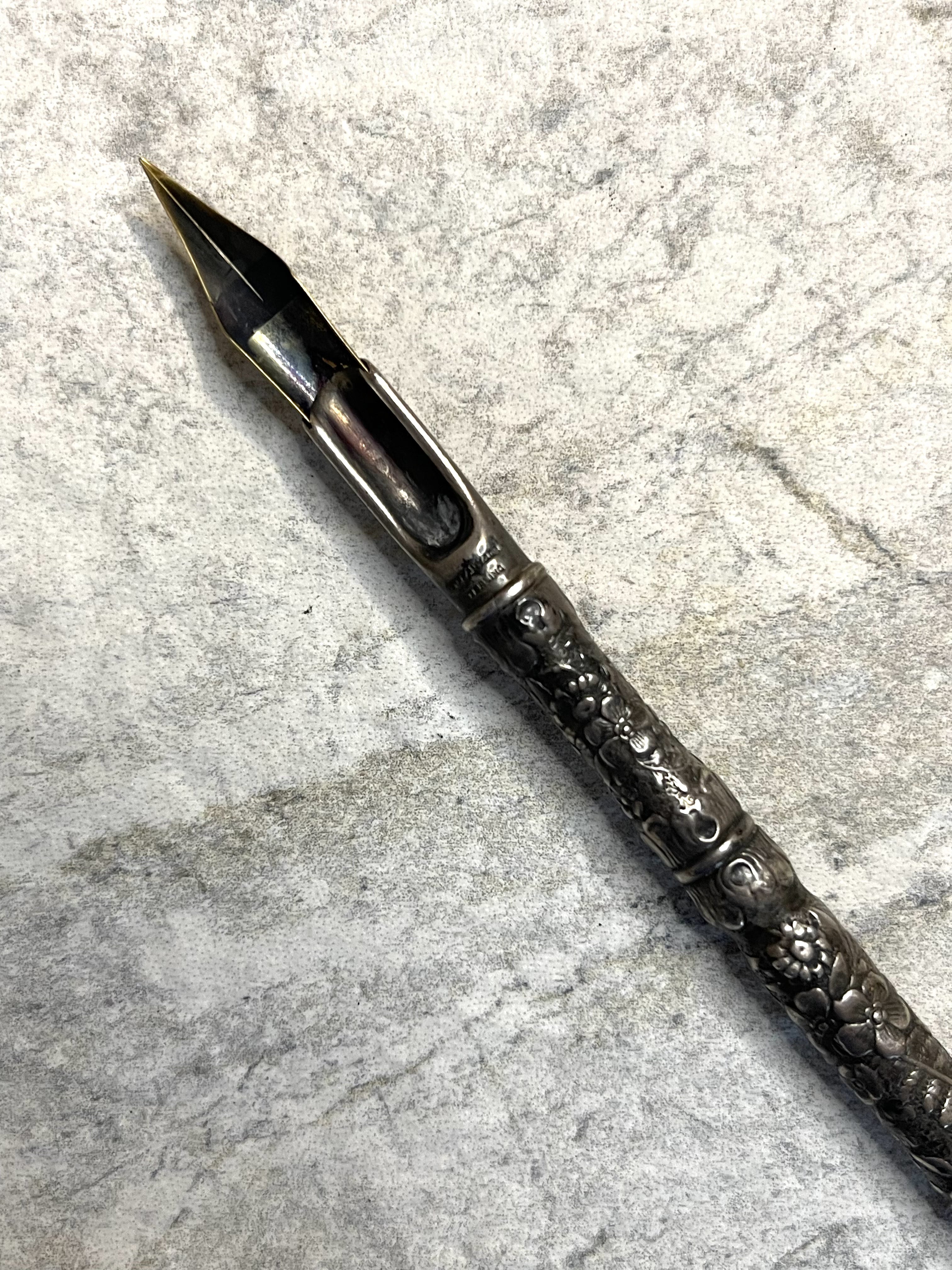 Tiffany and Co. Sterling Dip Pen
