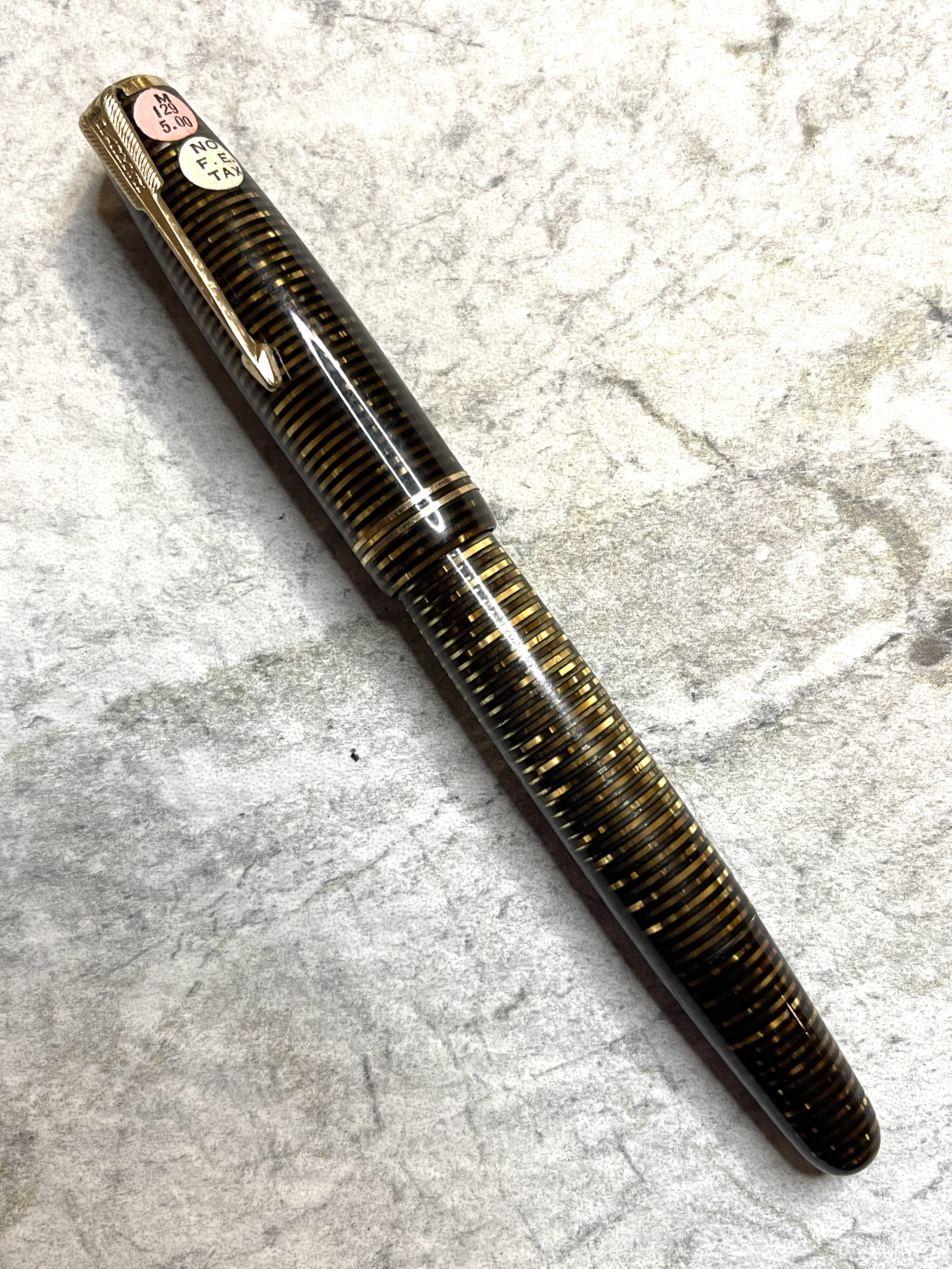 Parker Vacumatic Junior Golden Pearl, Stickered