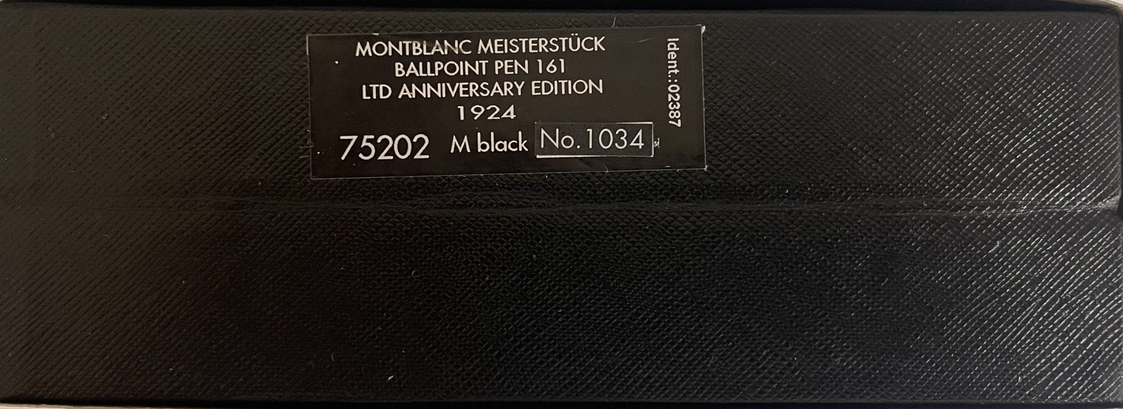 Montblanc 161 1924 Anniversary Edition Ballpoint