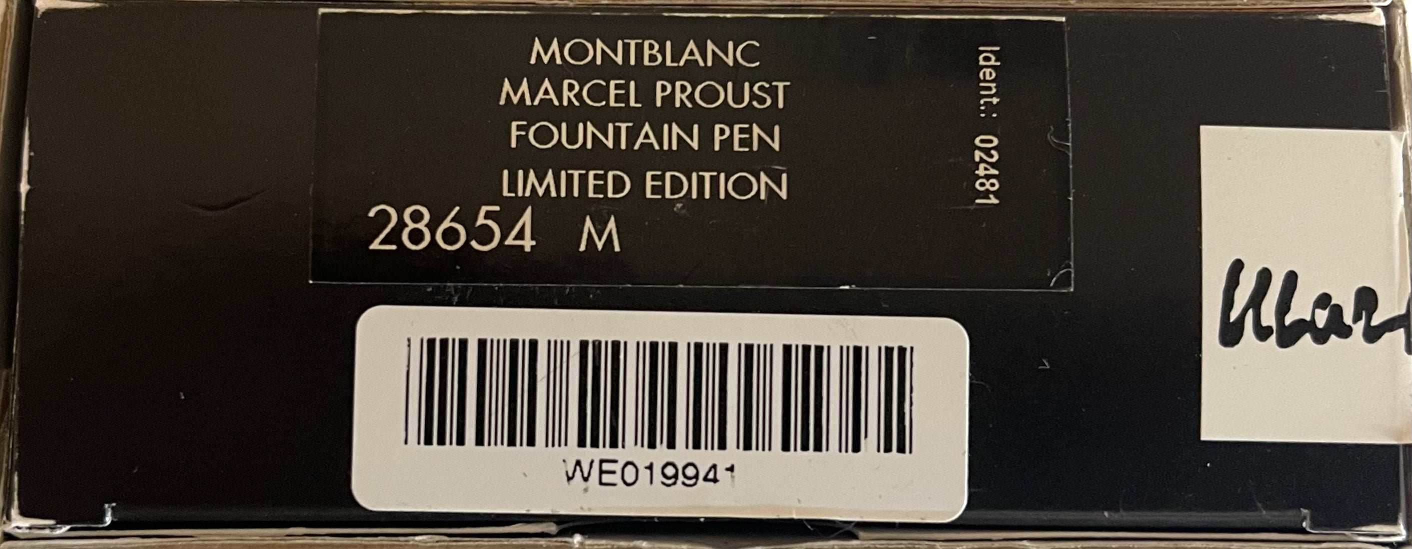 Marcel Proust Montblanc Fountain Pen