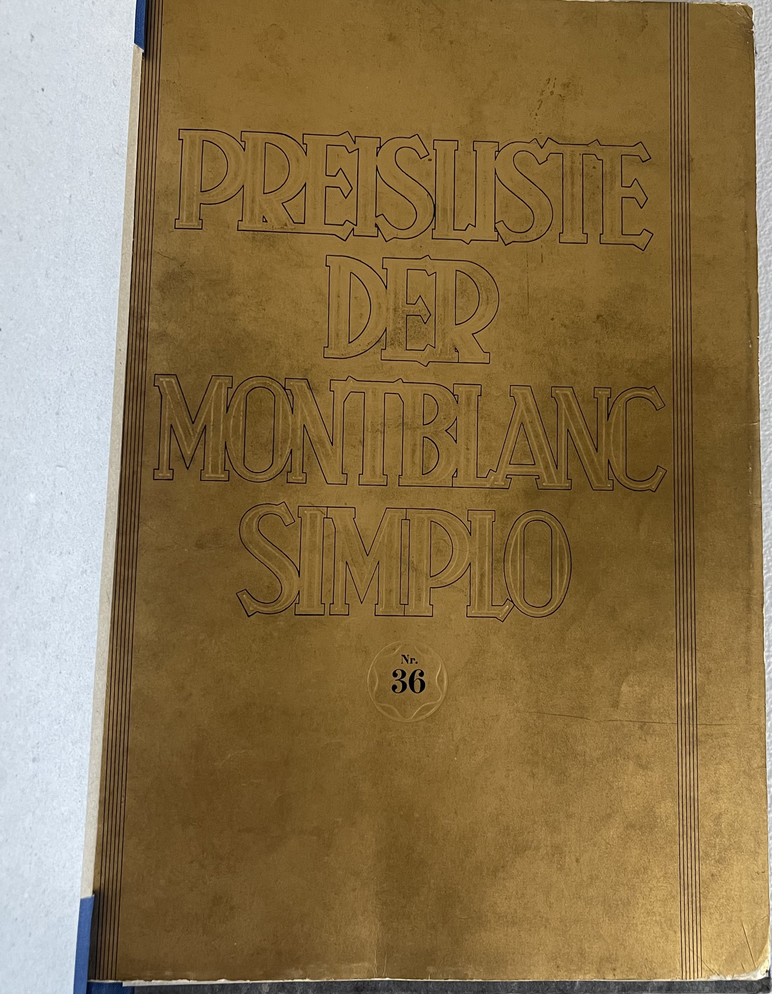 Montblanc 1936 Catalog