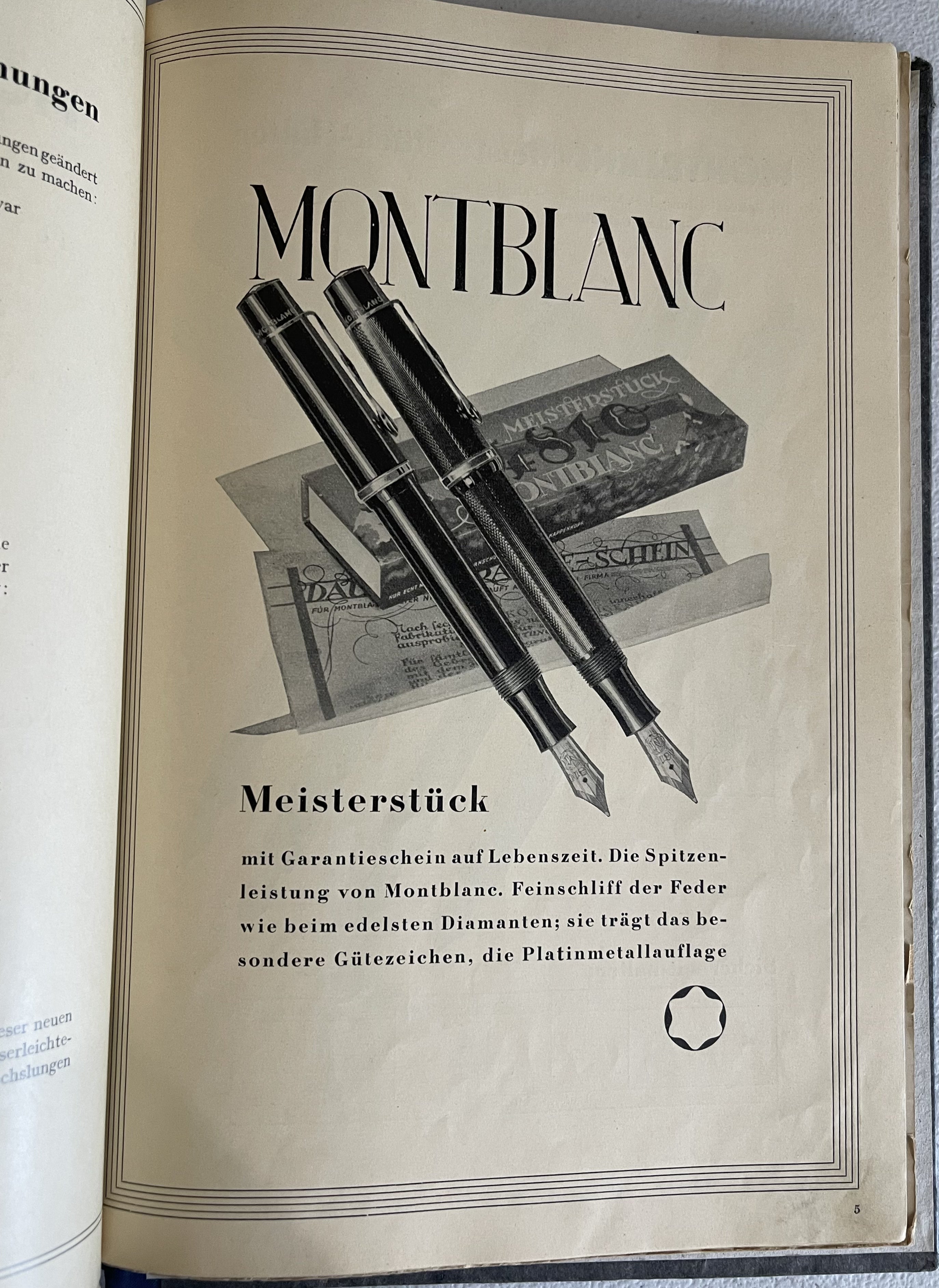 Montblanc 1936 Catalog
