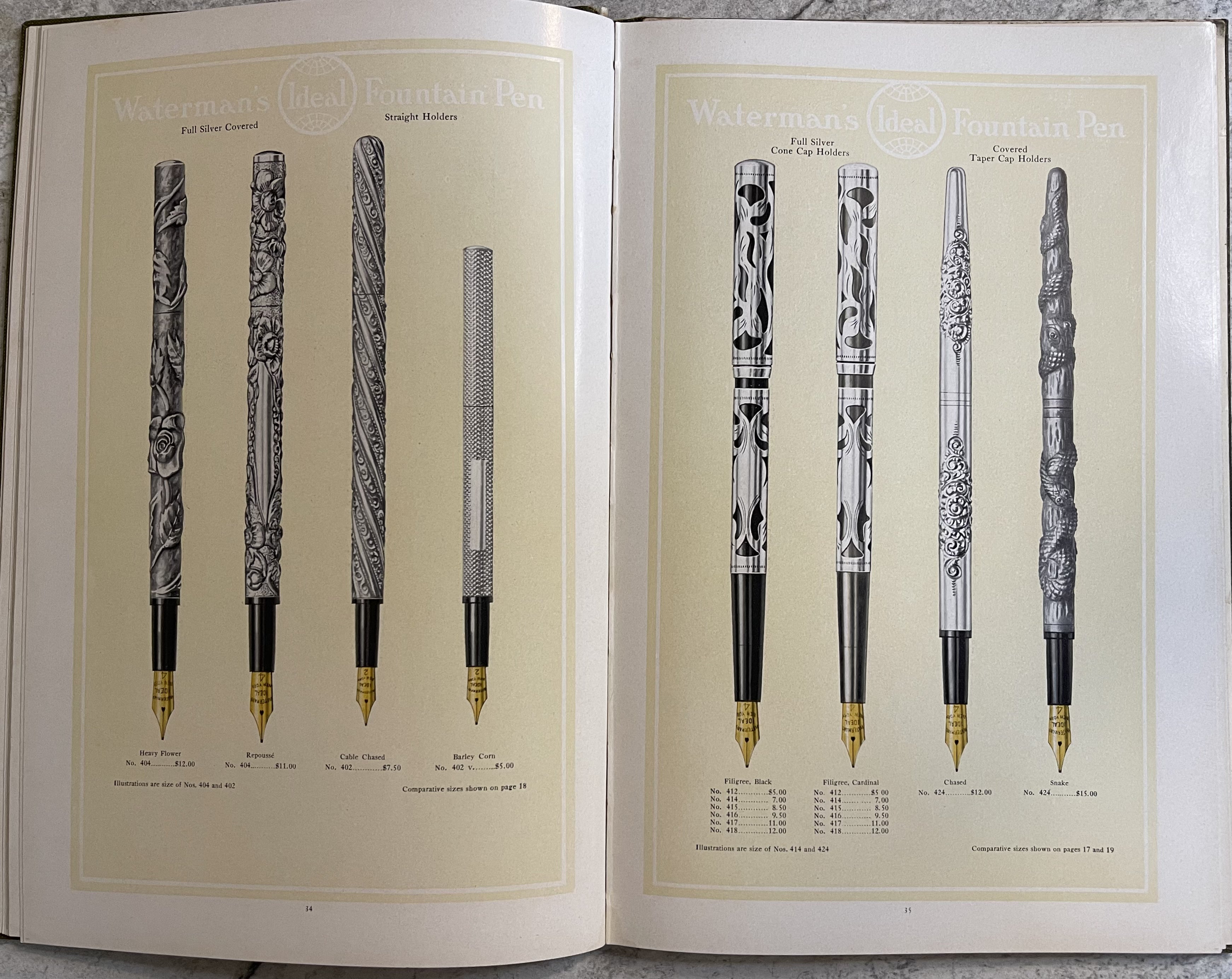 Waterman 1908 Catalog