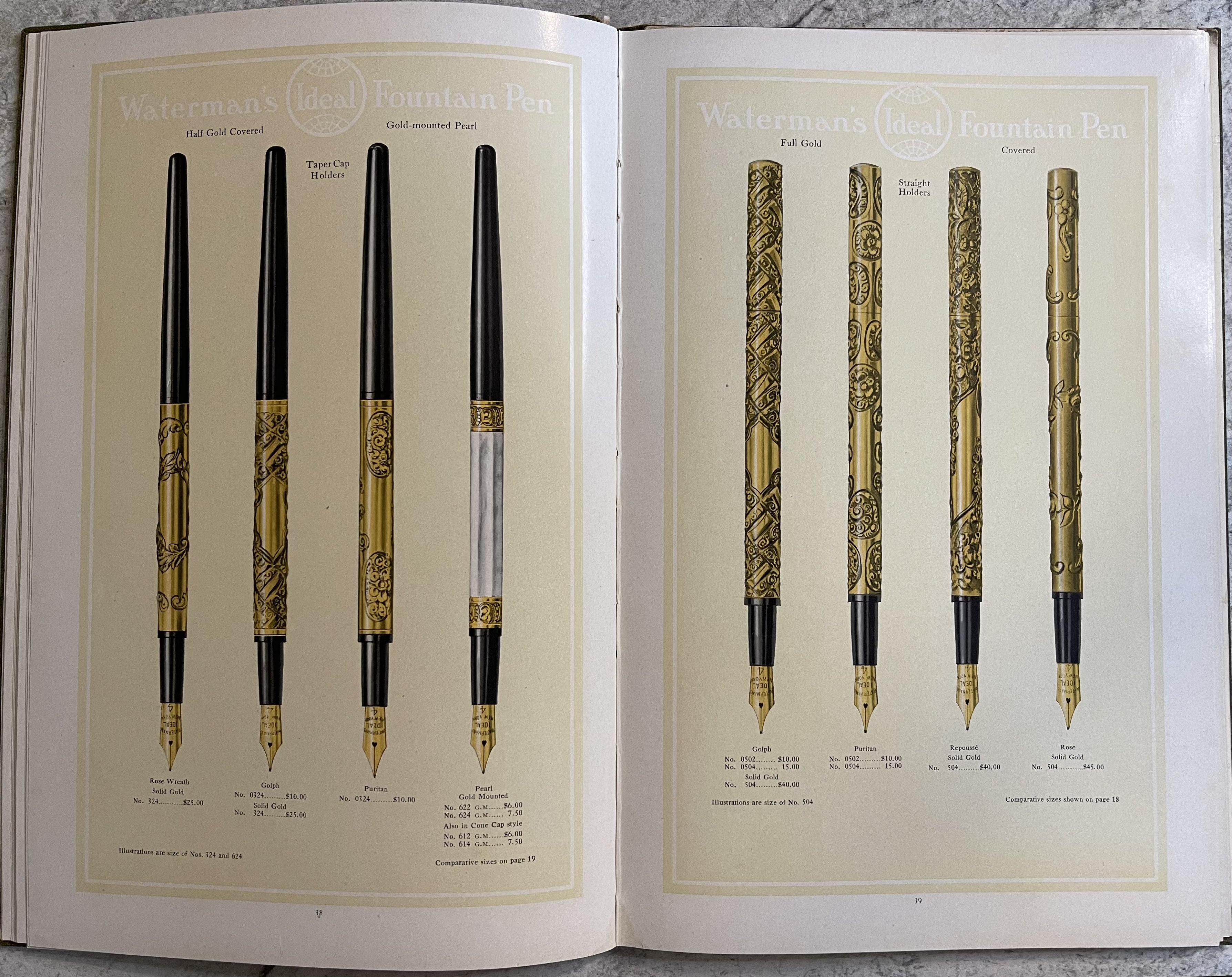 Waterman 1908 Catalog